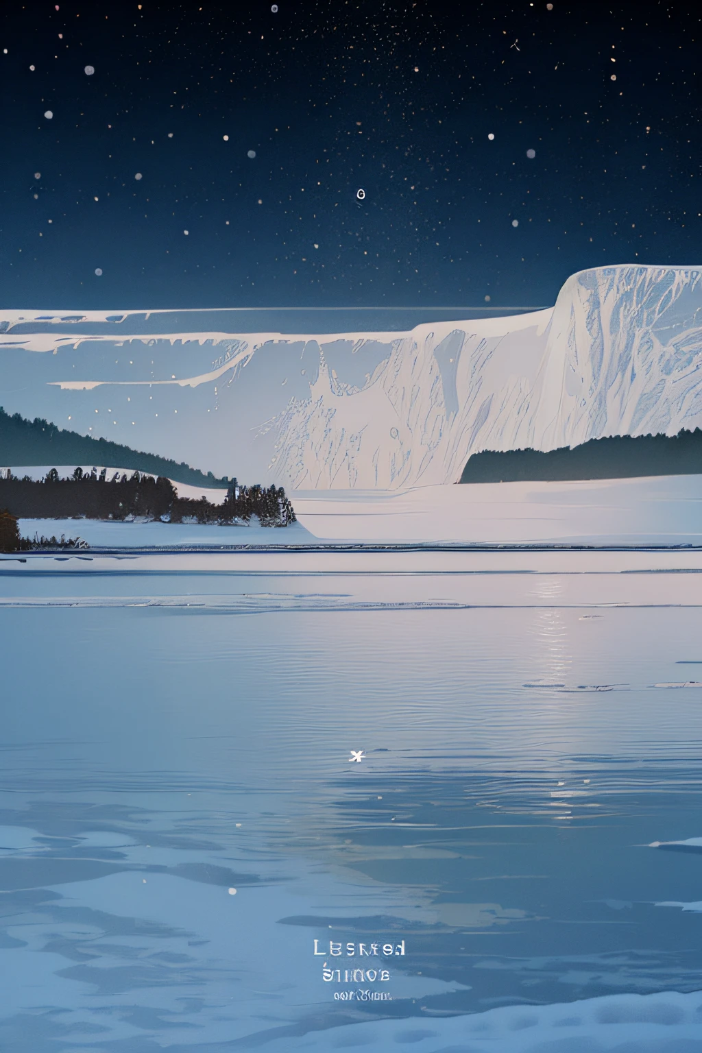 {{{masterpiece}}}, {{the best quality, super fine illustrations, beautiful and delicate water}}, {{very delicate light}}, {{nature, painting}}, {{fine lighting, more transparent stars, high-quality snowflakes, high-quality mountains, very fine 8KCG wallpapers}}, (plateau), (((snow mountain))), sunrise, randomly distributed clouds, (snow field), cliff, ((rotating star sky)), ((lake in mountain stream)), luminous particles