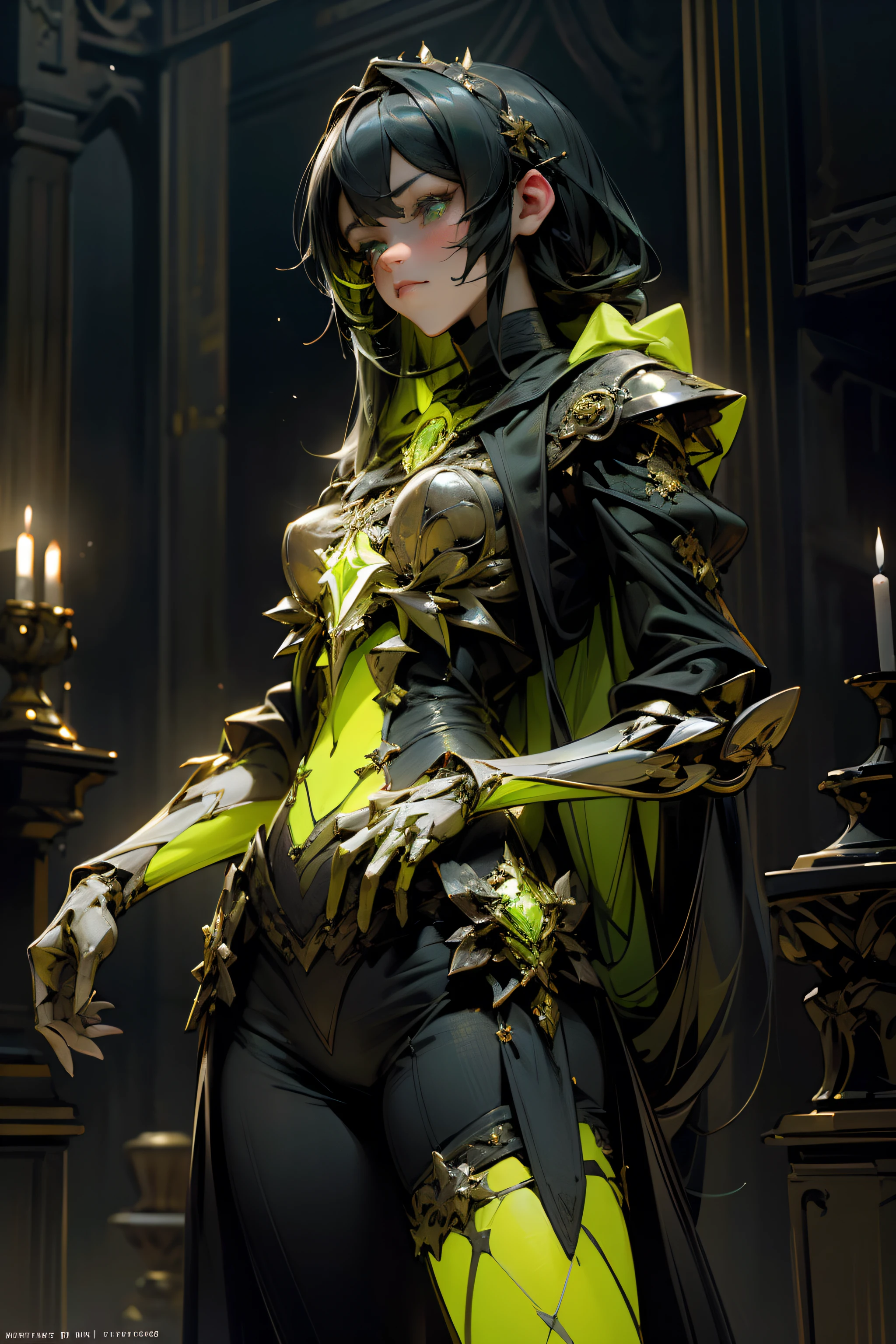 REAL SKIN WRX62, REFLECTIVE SKIN MH66, VSGX62, REAL LIFE 5D PRO, NVDIA, AMD GRAPHICS, EPIC PORTRAIT, MOVIE STYLE DYNAMIC LIGHTING PRO, PERFECT DETAILED FACE, (neon green skeleton imperator cyborg girl GREEN NEON CROSS SYMBOL, long hair cute) highly detailed, micro detail, intricate, 8K, hyper detailed, realistic render, unreal engine, hyperrealistic, lifelike, very coherent, fantasy, cinematic lighting, at night, epic composition, masterpiece, cinematic, [centered], [perfect body], [perfect anatomy], [perfect hands]