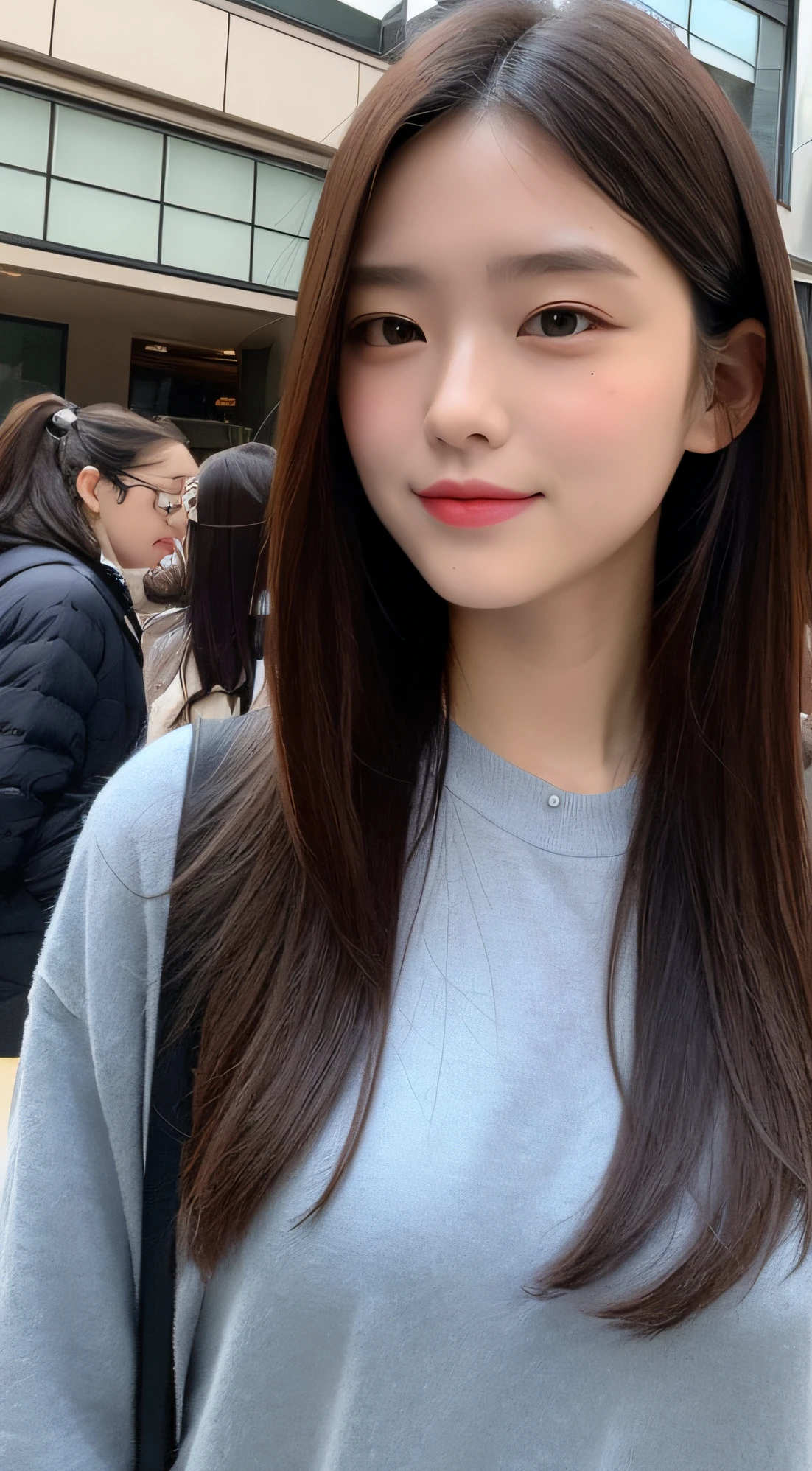8K ultra-high phase element，Beautuful Women，streetview