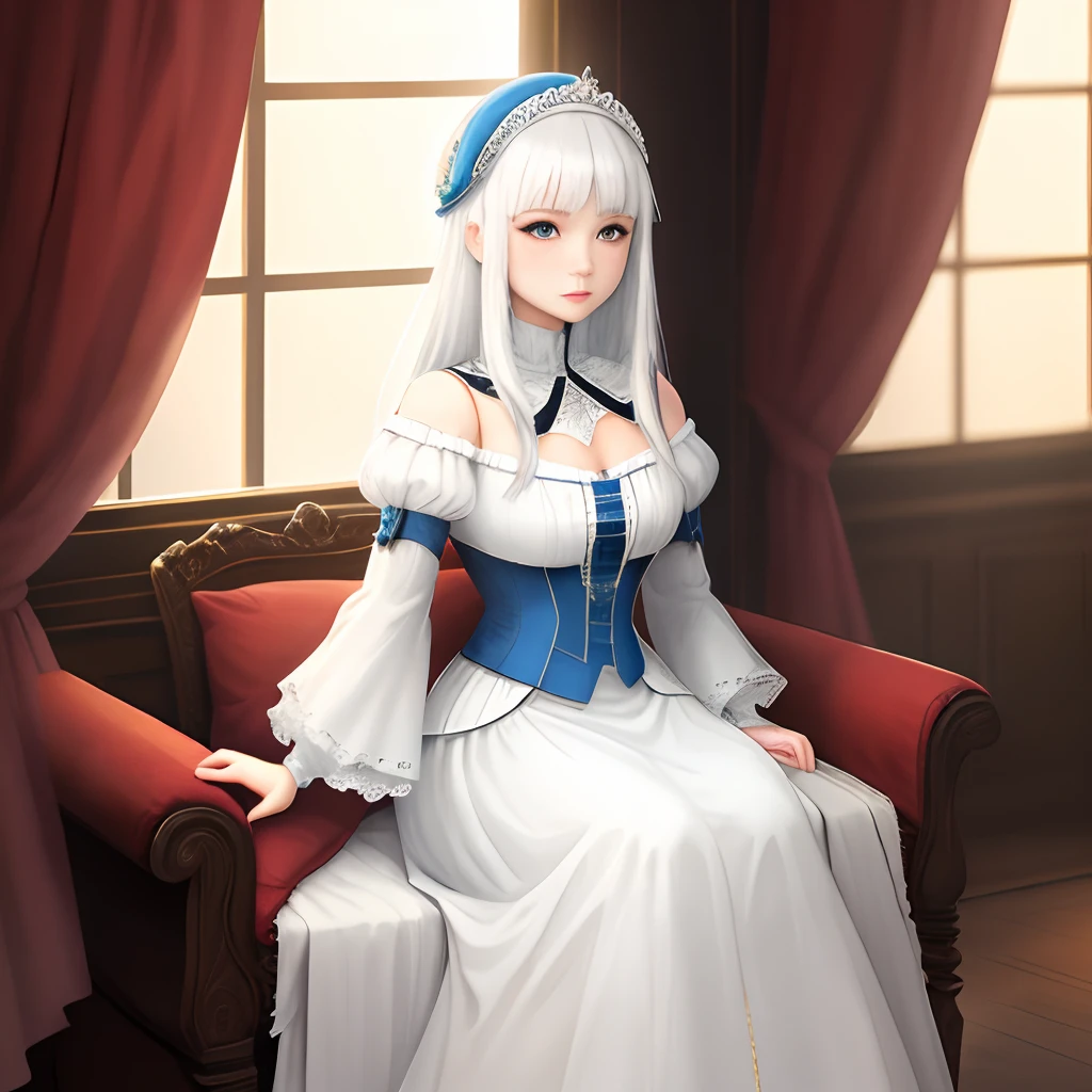 White-haired royal sister