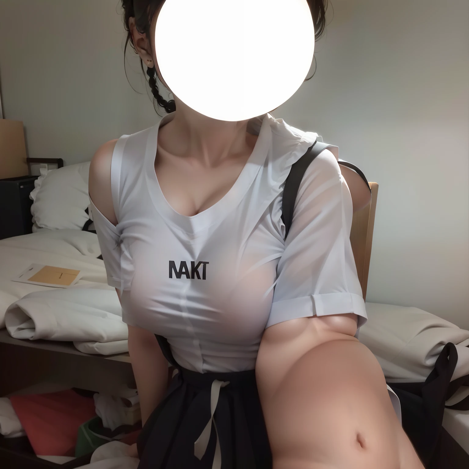 exposing her chest,girls,huge tit,Black bra