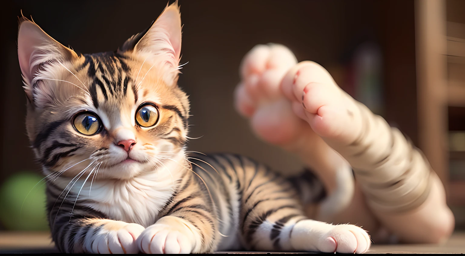 A cute cat to learn