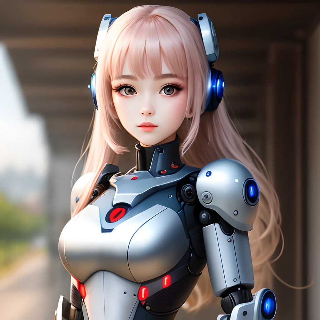 Robot beautiful girl