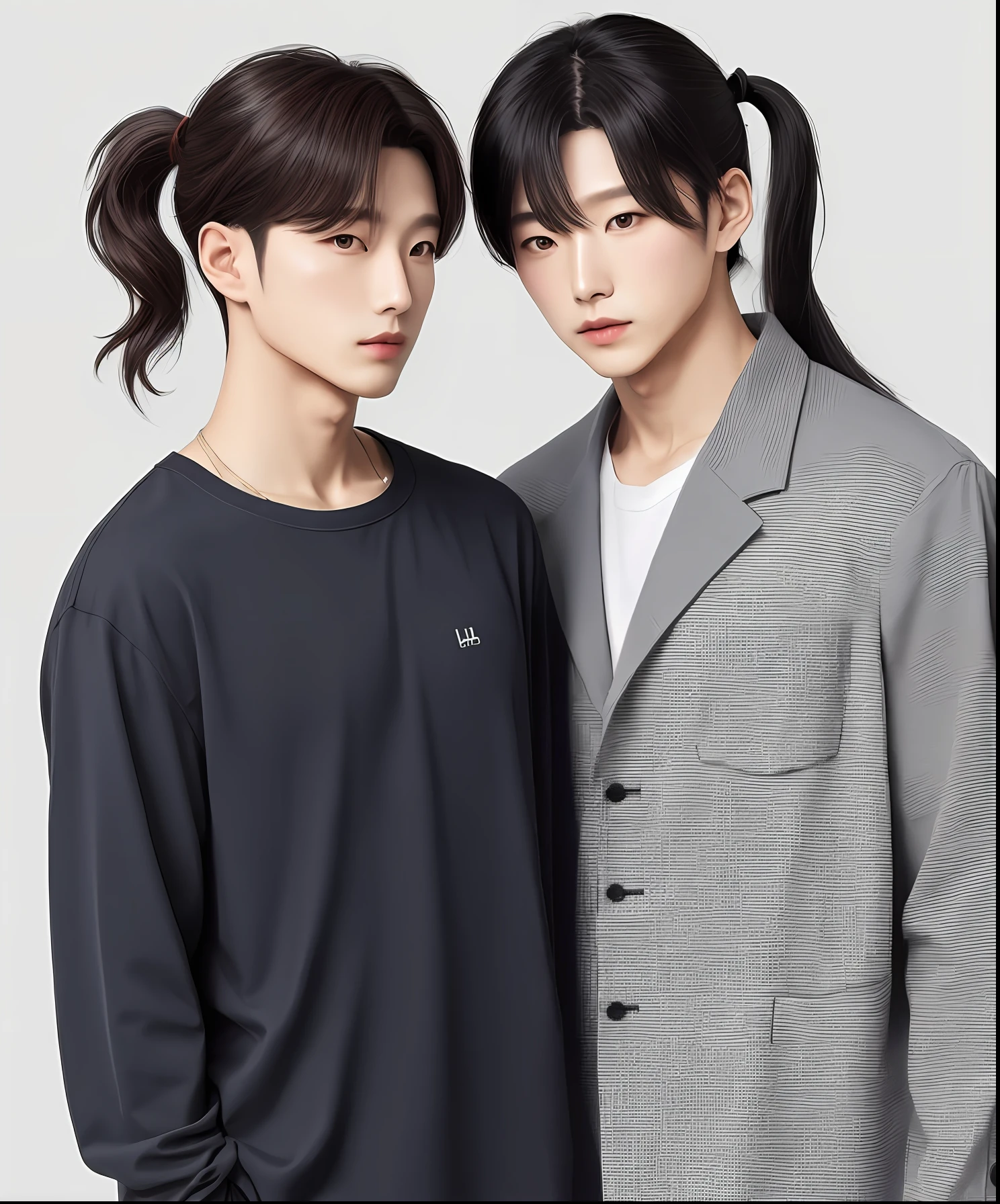 Double ponytail jk clothes