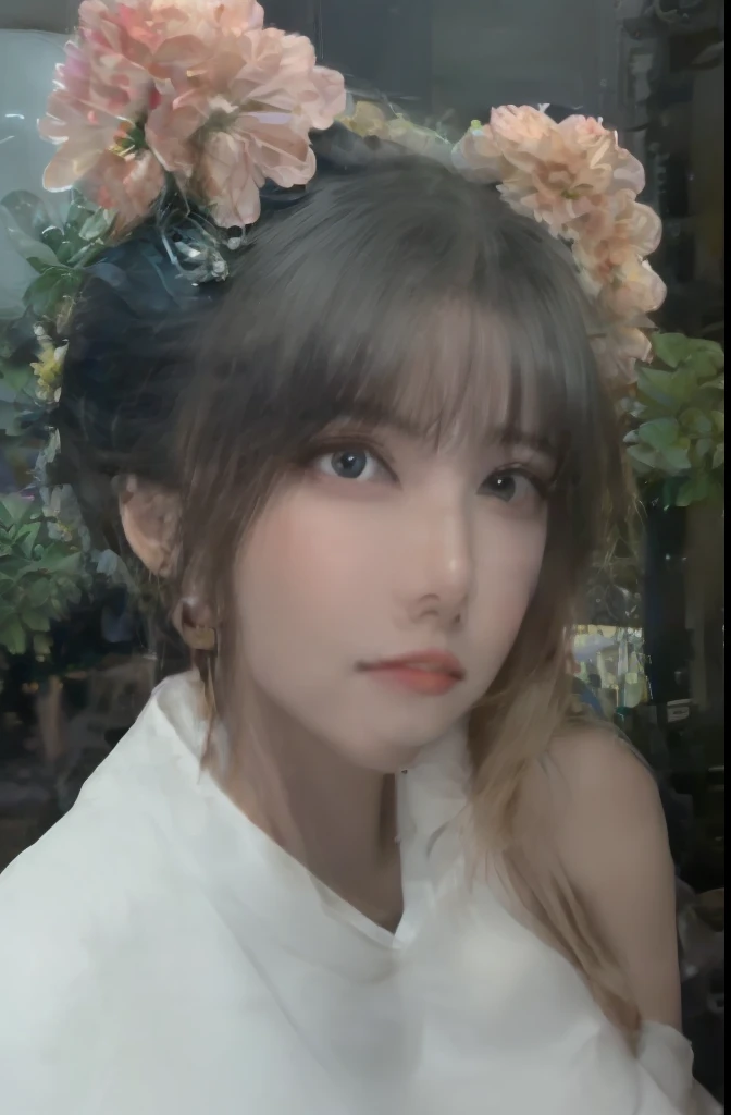 Cute loli wearing white silk and miniskirt The miniskirt says BDnoLuv