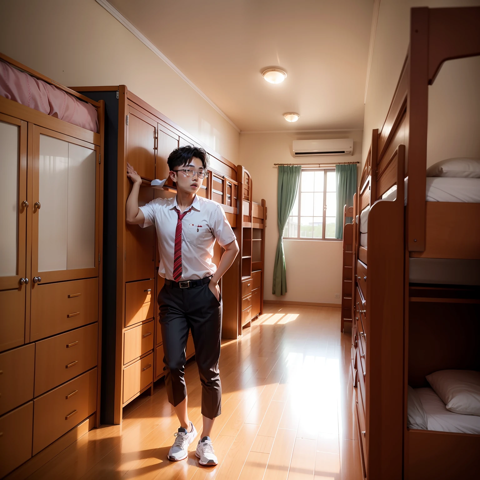 Teacher Liangpi Express moved to the dormitory