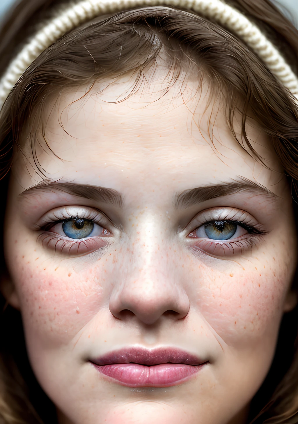 Close-up photography of the face of a beautiful 25 years old ((ohwx woman)), (by Alyssa Monks:1.1), by Joseph Lorusso, by Lilia Alvarado, beautiful lighting, sharp focus, 8k, high res, (pores:0.1), (sweaty:0.8), Masterpiece, Nikon Z9, Award - winning photograph