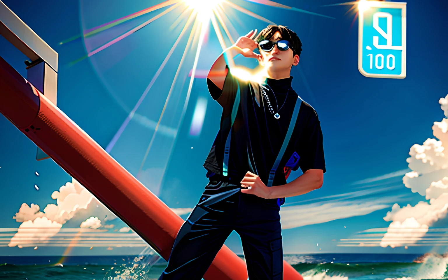 the ocean,Cool summer days。