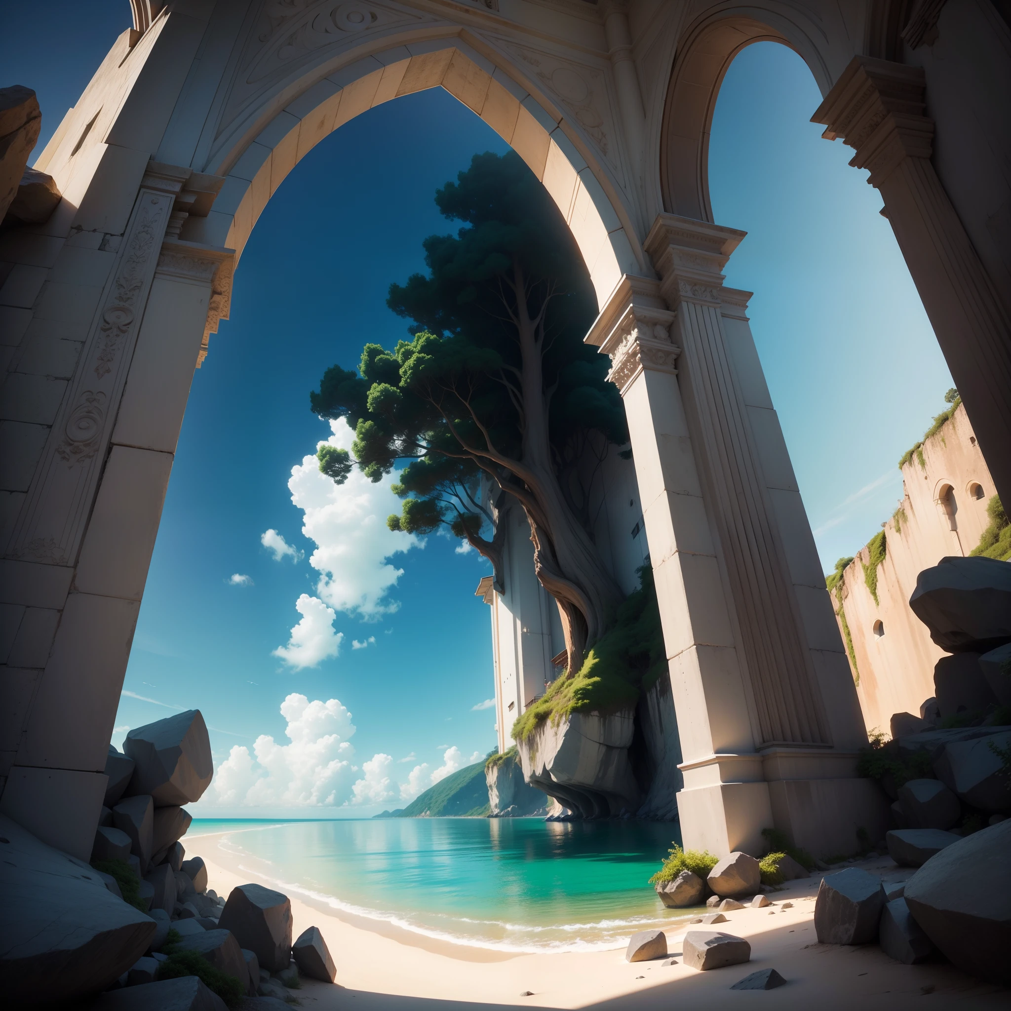 Imagine um lugar lindo e tranquilo.