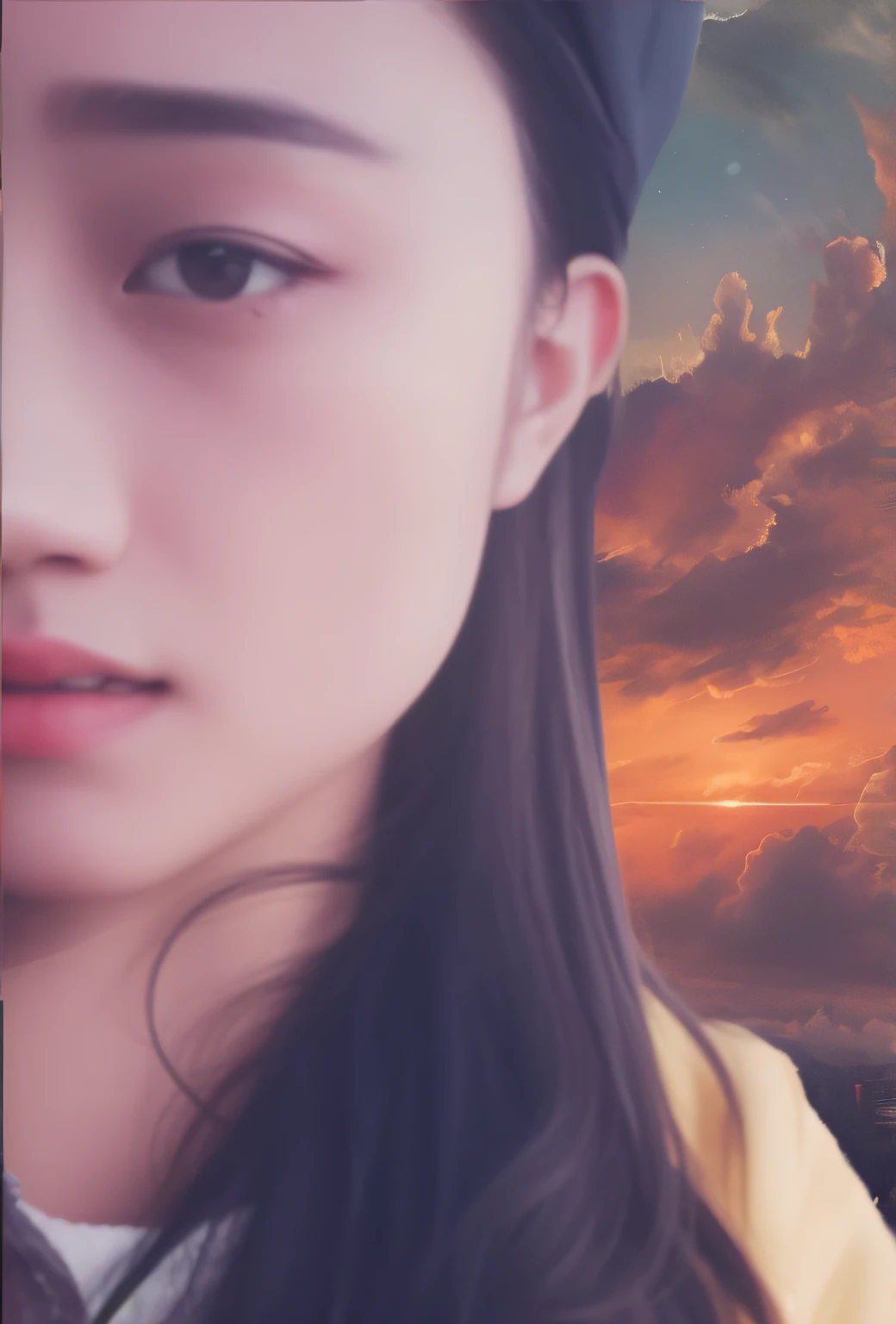 "Cloudy background"