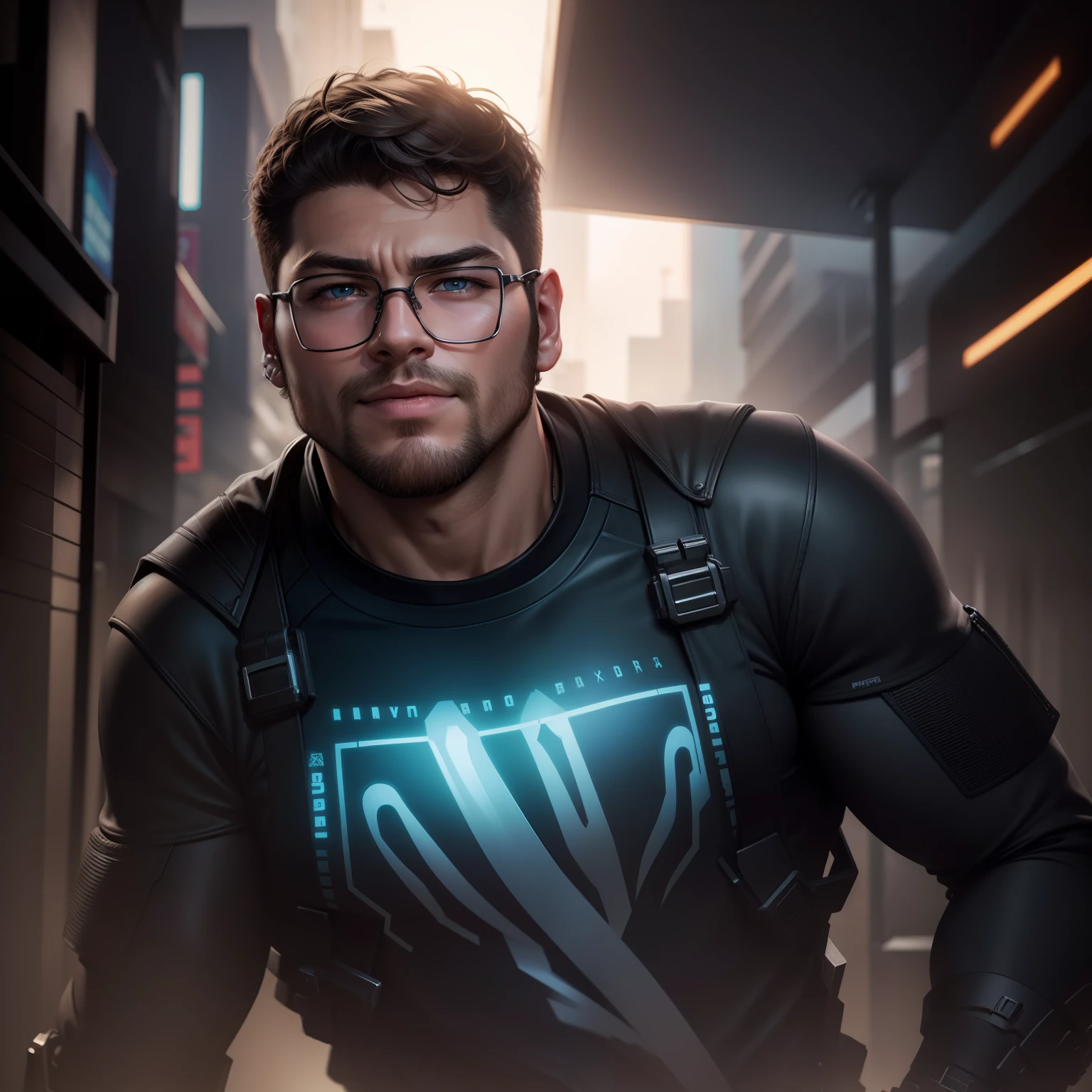 Change dackground cyberpuhk handsome boy, realistic face, 8k, ultra realistic,