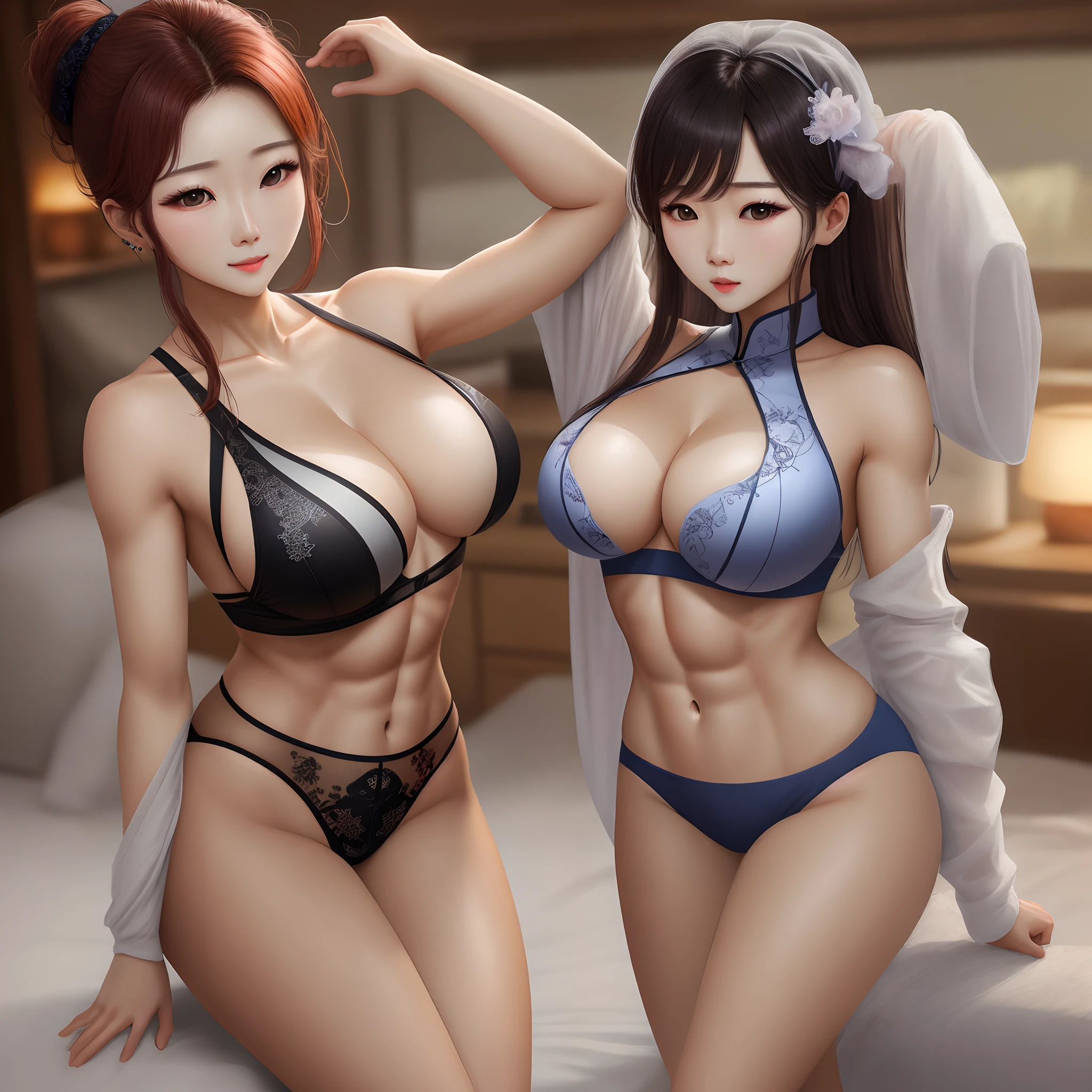 plumw,big breasts thin waist,比基尼,Slightly dewy,Slag,Abs,South Korean beauties