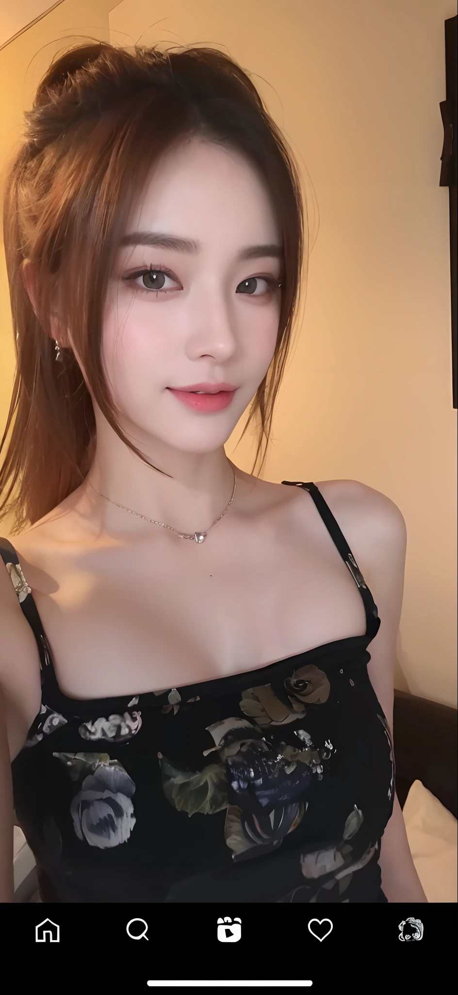 ((Best Quality, 8K, Masterpiece: 1.3)), 1girl, Slim Abs Beauty: 1.3, (Hairstyle Casual, Big Breasts: 1.2), Dress: 1.1, Super Fine Face, Delicate Eyes, Double Eyelids, Smile, Home to