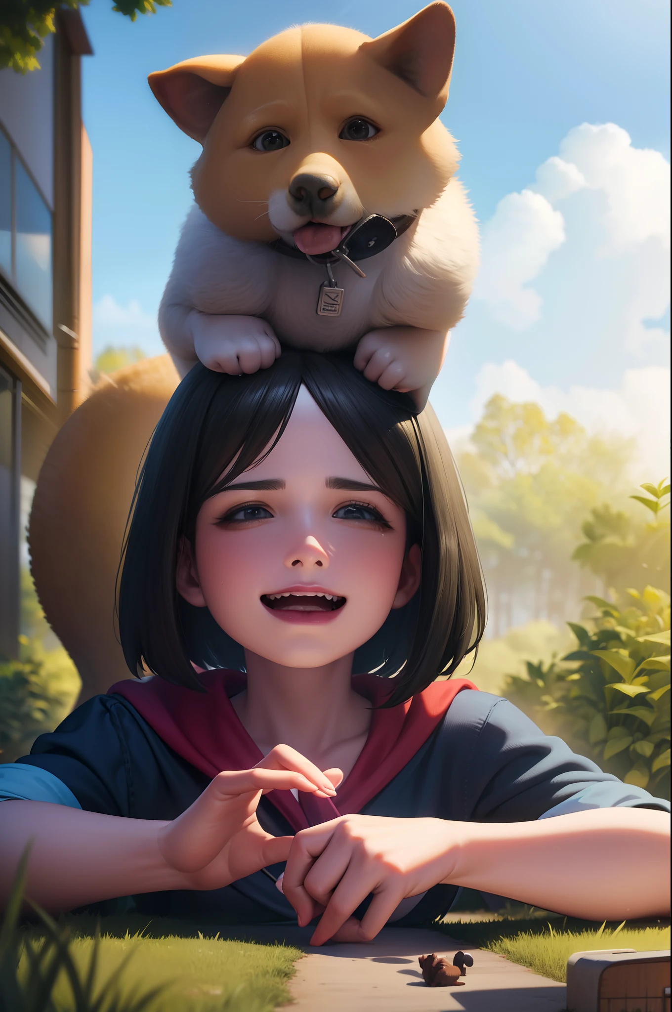 menina dos desenhos animados andando com um cachorro em uma trilha em um campo, pequeno personagem. motor irreal 5, animation style rendering, atey ghailan 8 k, arte infantil em artstation, Hyper-realistic adventure rendering, painting digital adorable, cute 3d rendering, exploradora feminina mini linda garota, arte digital detalhada fofa, inspirada em Atey Ghailan
INFO