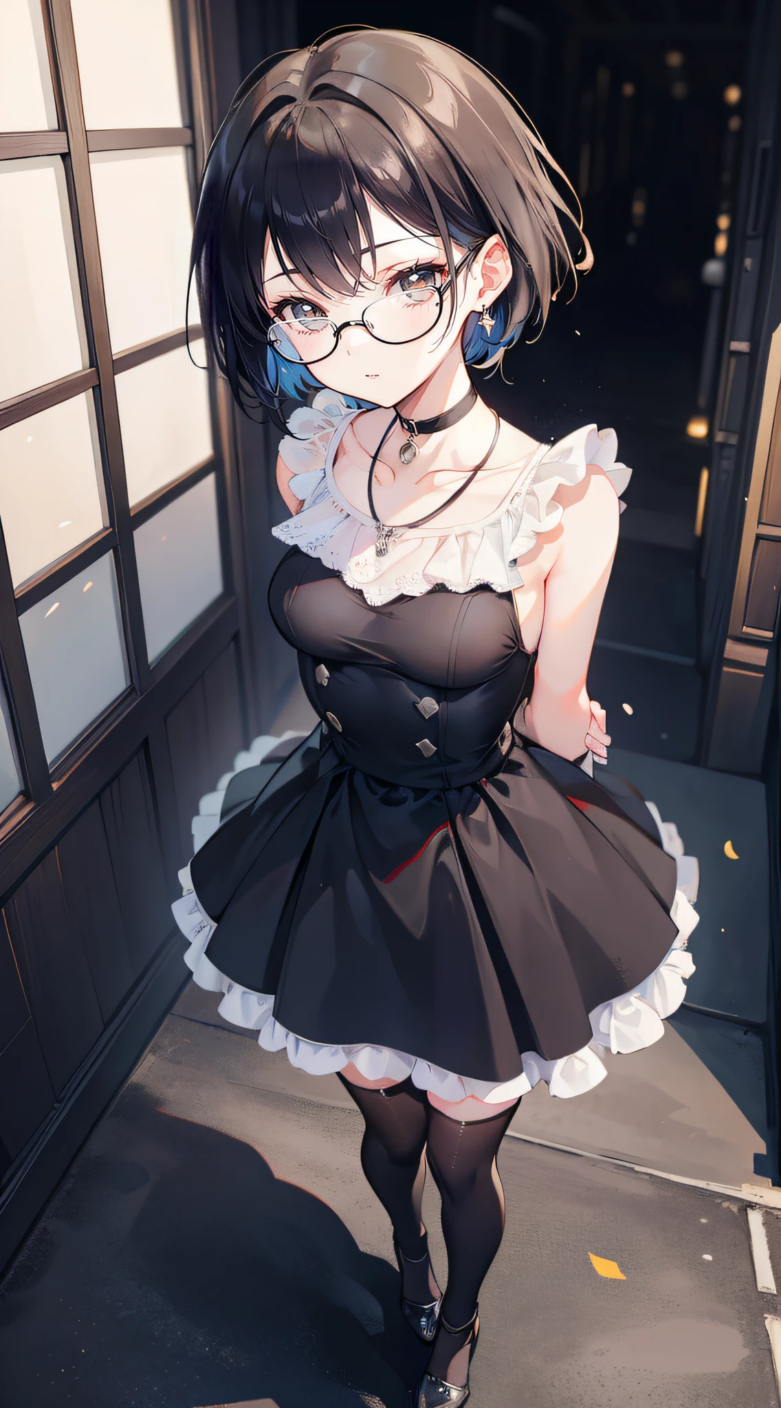 Correct facial structure，Correct relationship between light and shadow on the face，Happy to look at you（Keep your glasses）