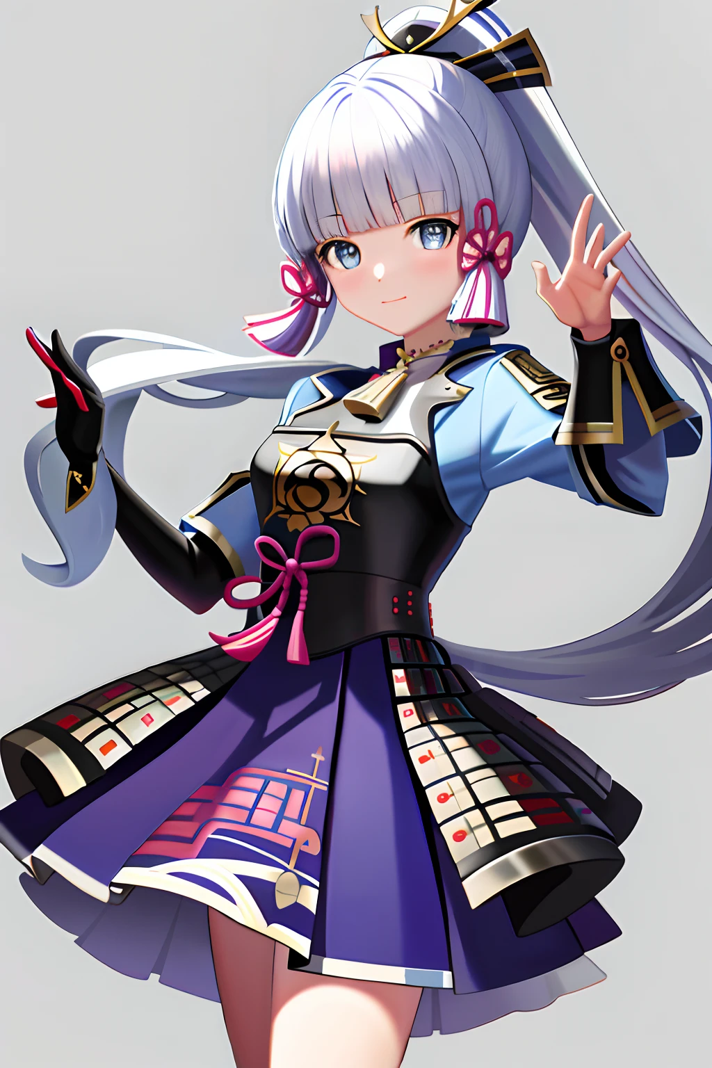 tmasterpiece,A high resolution,best qualtiy,1girl solo,kamisato_ayaka,ssmile,komono,nakeness