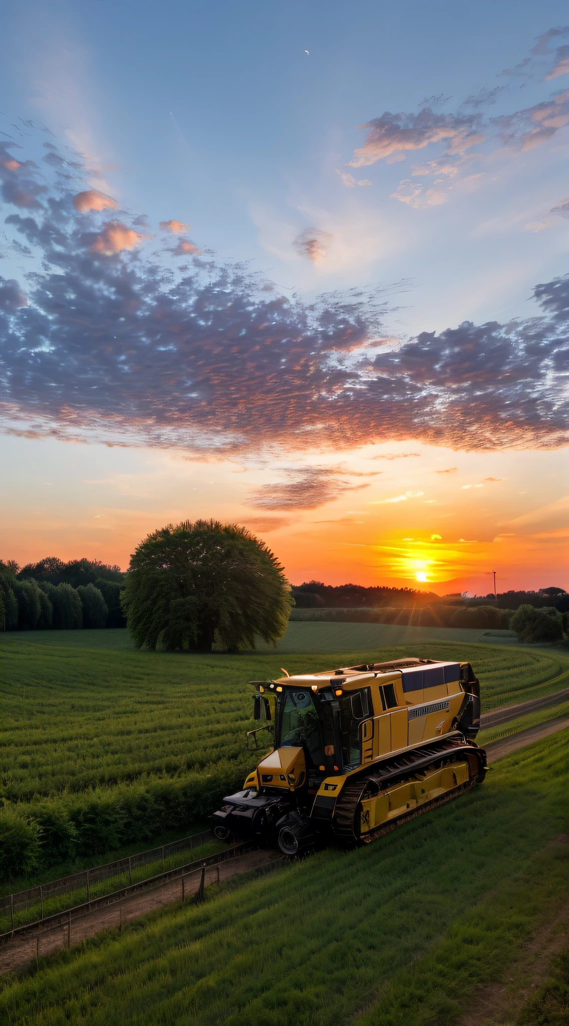 Roter Himmel, orange, Sonnenuntergang , Wolken , leuchten