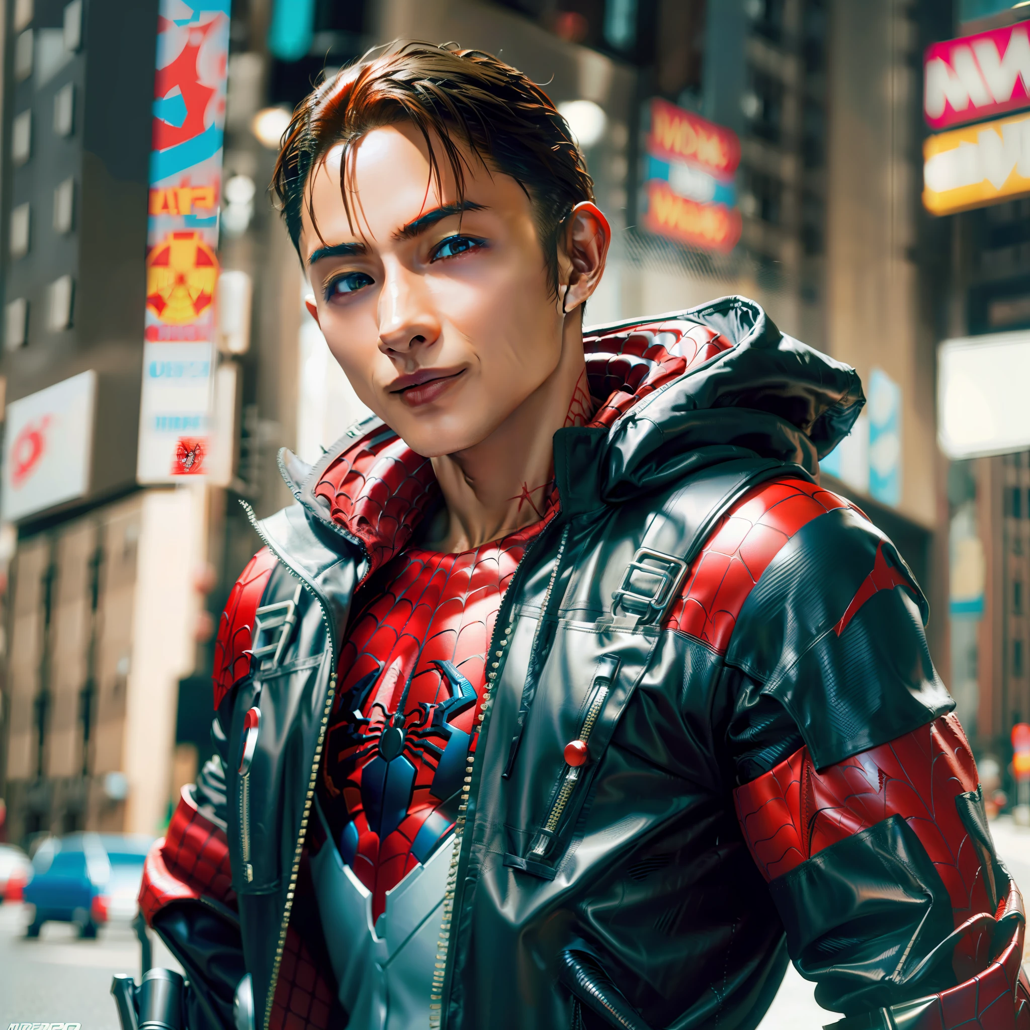 Spider-Man 2099 cyberpunk