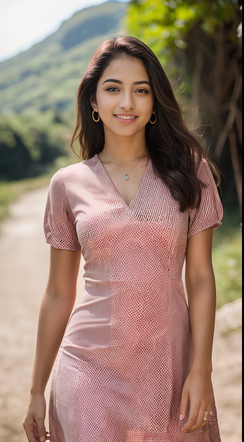 Foto RAW em sequencia, uma foto de uma adolescente 16anos, olhar sagaz, corpo inteiro, (((vestindo vestido vermelho:1.3))), tempo ensolarado, rosto detalhado, planos de fundo detalhados , luzes naturais, HDR, foto realista, foto profissional, flerte com o espectador, visual sexy, fotorrealista, Linda, pele natural, 8k UHD, alta qualidade, filmic grain, Fujifilm XT3