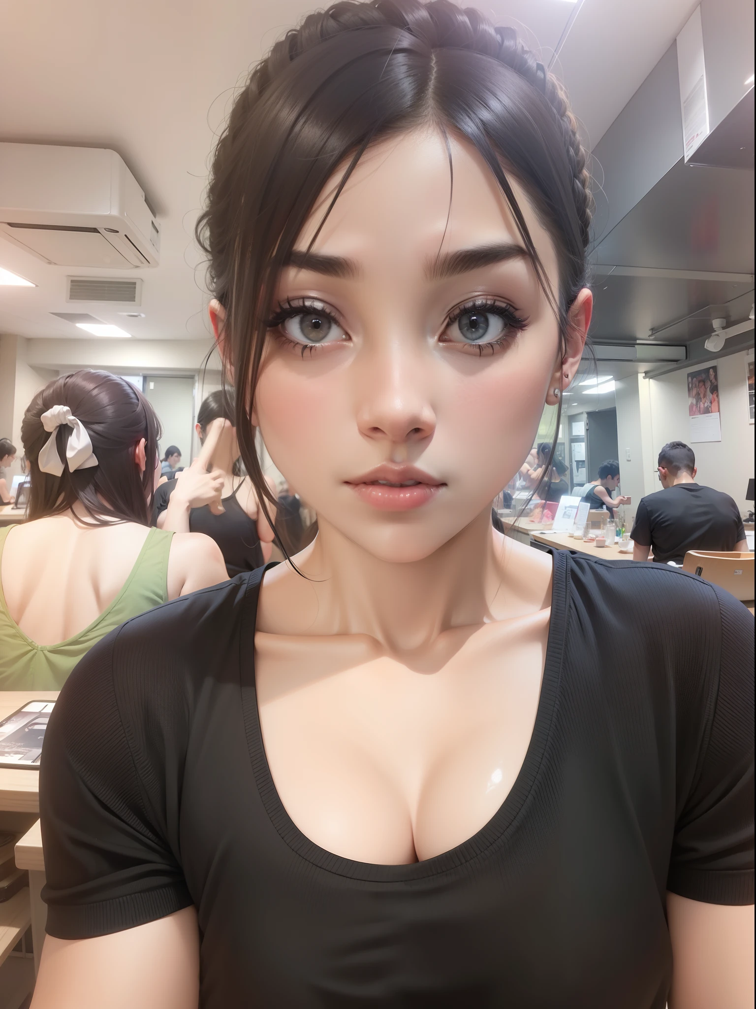 Black top,self-shot
