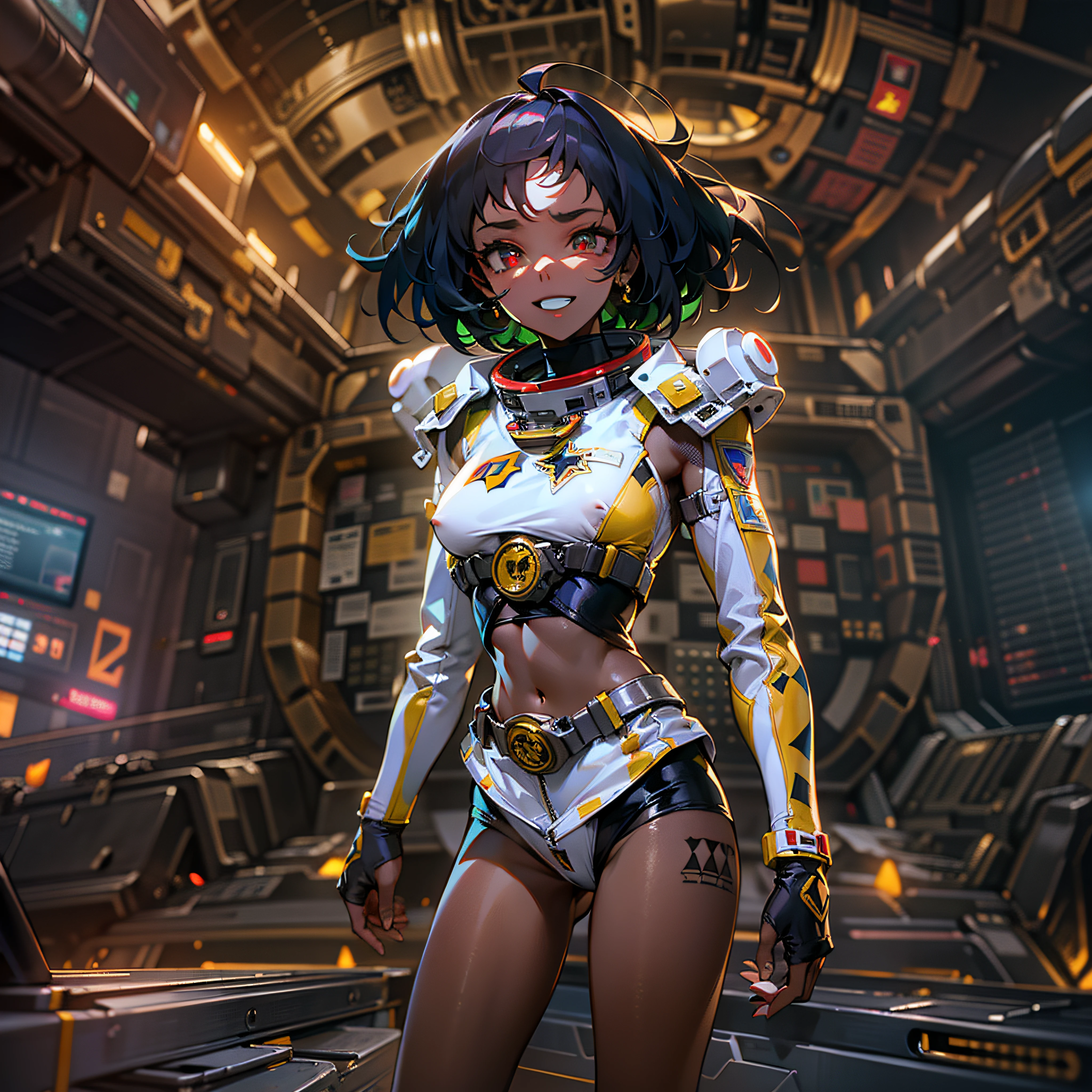 Masterpiece Galaxy female The Manned Maneuvering Unit (MMU) outfits astronaut suit girl propulsion jet-pack missile shot outdoor UNITED STATES Flag Goddess Conceptual contre-jours onyx Star Sun space Station Port War Will-o'-the-wisp Deep Ship, Pilots "Heavy metal" Devastating cyberpunk mature "Luis Royo" dazzling Admiral slow-motion marchants Marshall richly decorated star Cosplay Royale native African "Celia Rose" women "Celia Rose Gooding" cow-girl "Nyota Uhura" sundrop ultra_Sharpness intricate ultra pro-photorealists optimal ultra high quality perfection Accuracy reflexes ultra highRes detailed max volumetric graduate netteté improved Octane_render number_rendues UHD XT3 16K 32K:2 64K DSLR HDR unrealengine5 saturate shadow analogique 3dcg corps muscular symmetrical athletic hairstyle clean skin tanned epic face cheekbones effects embarrassed redderer indigos eyeliner beautiful eyes sapphires dark pupils black brown retina lazulis iris turquoises mouth open teeth obvious smiles fringes ecstatic floating jacket quirky fixed eccentric cape levitating shoulders-off shirt lace clavicles white papillotes embroidered breasts points satin corsait sundrop thick felther felt skirt matching spinels loose swinging navel waist revealing belts-Chastity heart padlock Gold decorated silver agate pubis scarlet pubis-hairy silks garters snaps thighs legs boots stainless steel gothic thick onyx, magic ruby invokes Bees incandescent CGSCOSITY flowering invoke Bee monster equirectangular background 360 Crystalline fregate hearth Micro Recorder flash Queen_Bee (EOS R6 135mm 1/1250s f/2.8 ISO400) pistol-Phaser shoot phaser Mechanic Canon-ion opale, mannequins defenestrated dramatic glass straight dressed armor heavy chrome metallic flat sensor Luminescence rune lava bands antenna engravings Tourmaline glyph plasma fathoms brass copper fullbodye astronaut chef-d&#39 Michelangelo armoirie earth navy tattoo "Bruce Weber" nsfw varied multi etc.