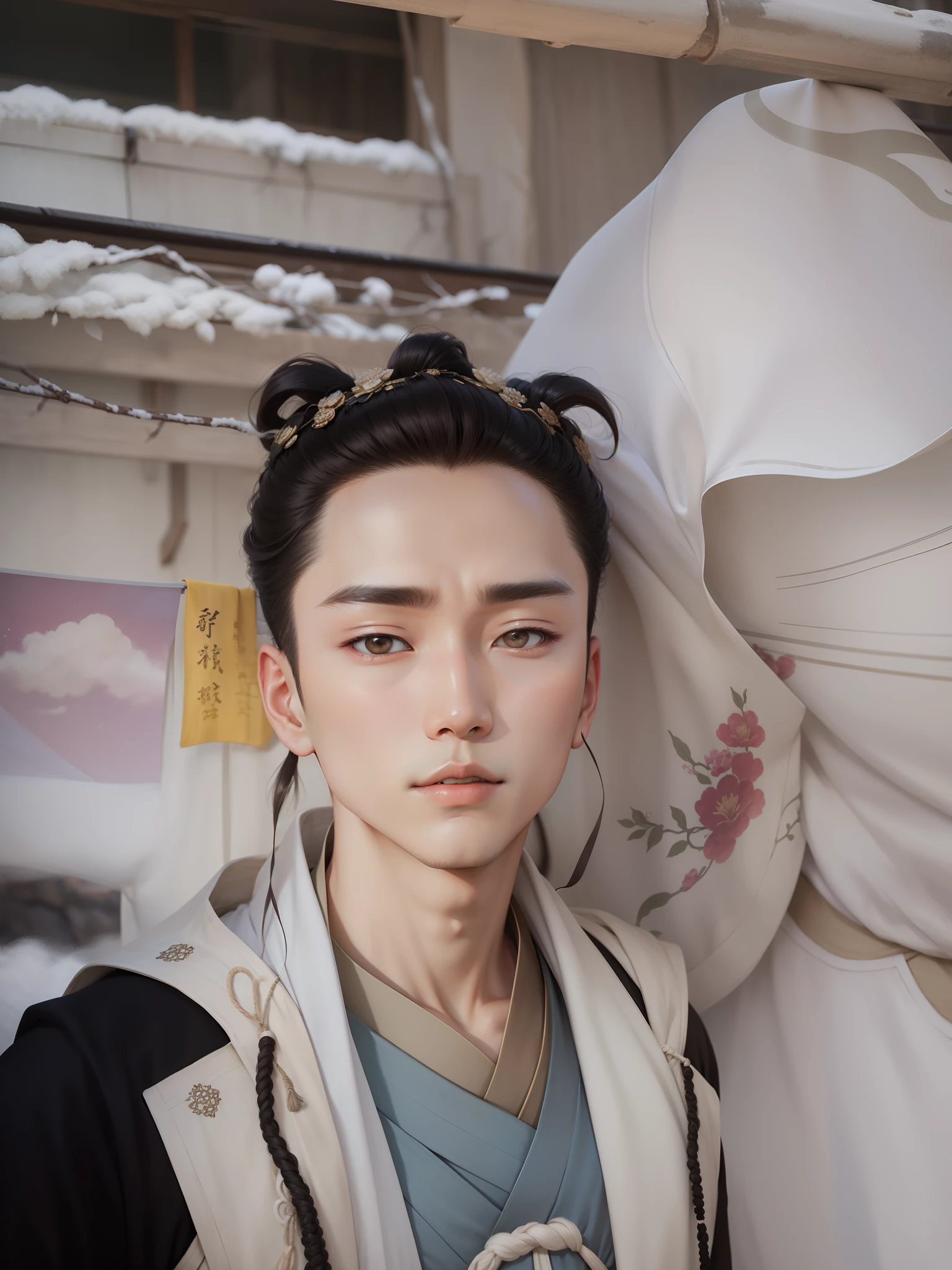 Handsome boy,ancient wind,Hanfu