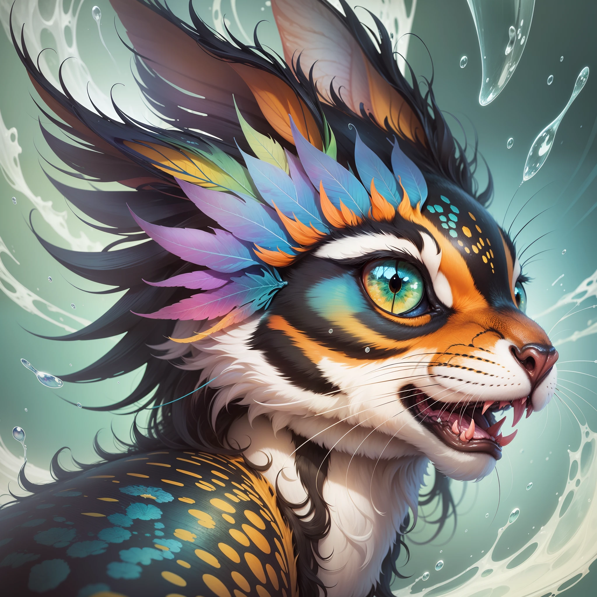 (best quality), (masterpiece), scientific illustration, vibrant colors