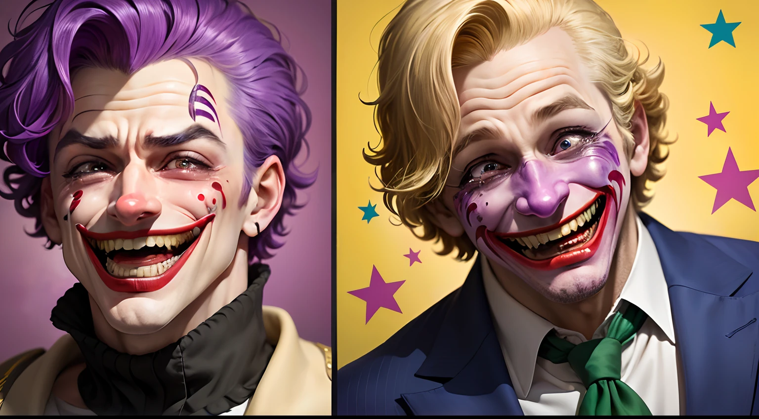 jocker，Crying and laughing，repression