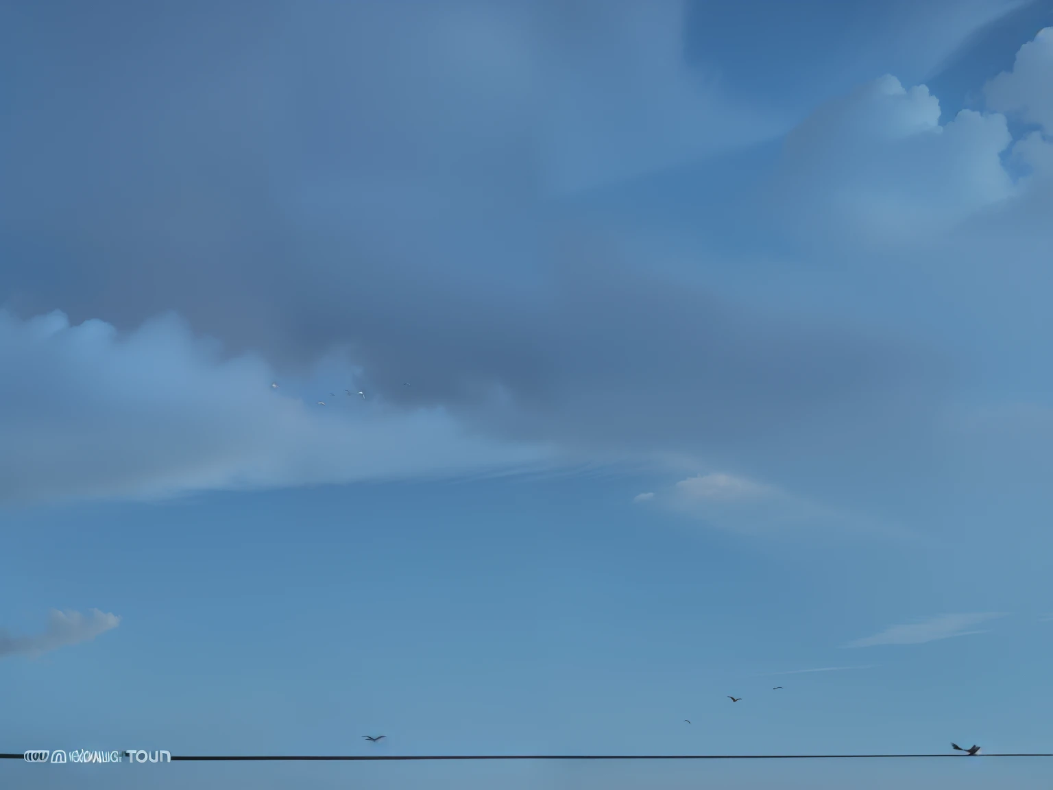 Flock of Birds,hyper HD,Colorful auspicious clouds