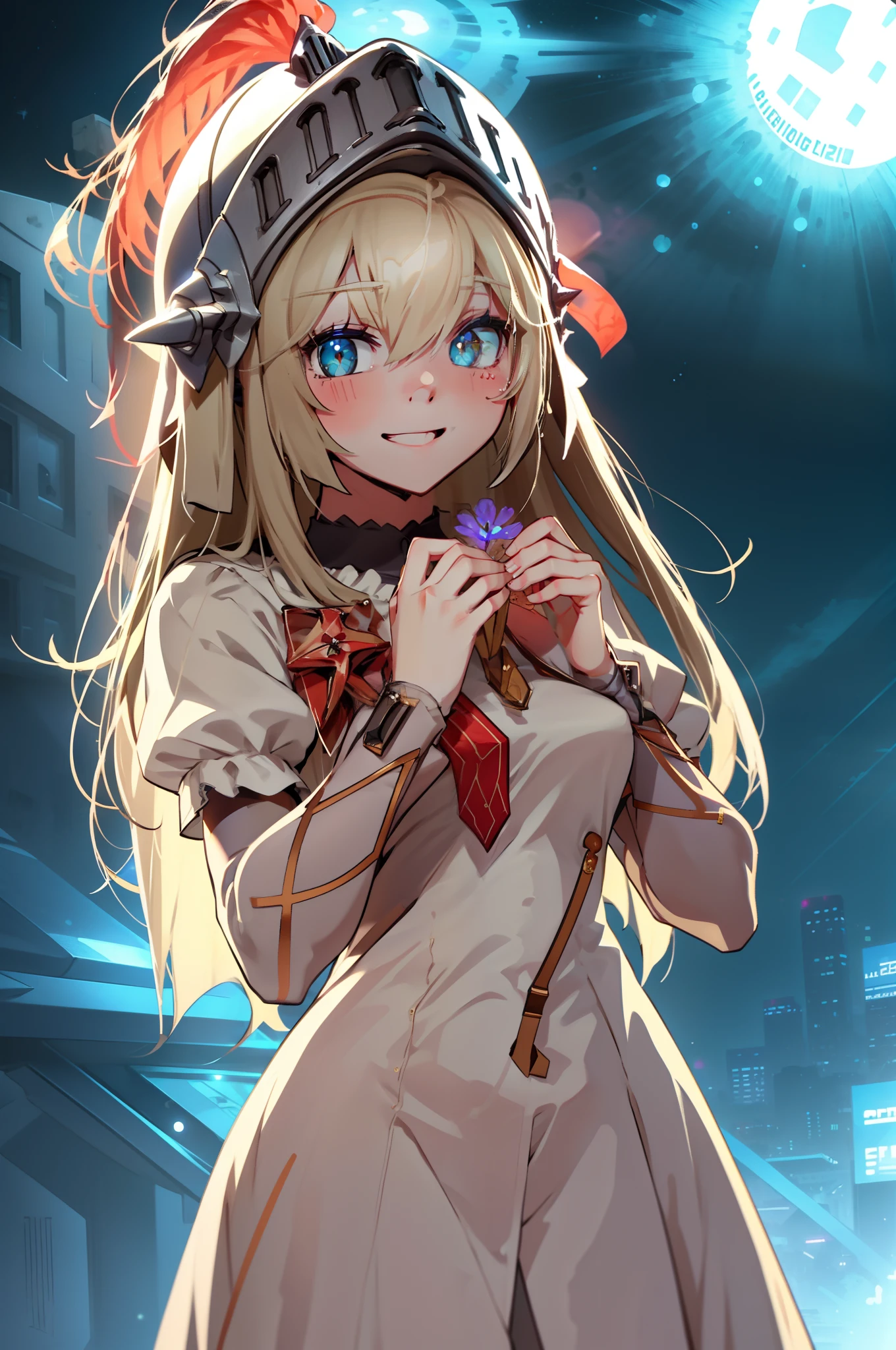 Very high quality, very good anatomy, sexy, girl smile, long hair, detailed eyes, upper body, dress, white dress, flower, garden, good anatomy, stand up, high quality, hd, glowing eyes, very detailed eyes, star eyes,blushing, shy, shy face, hands holding, holding invite, glowing pupil, impregnate, holding hips