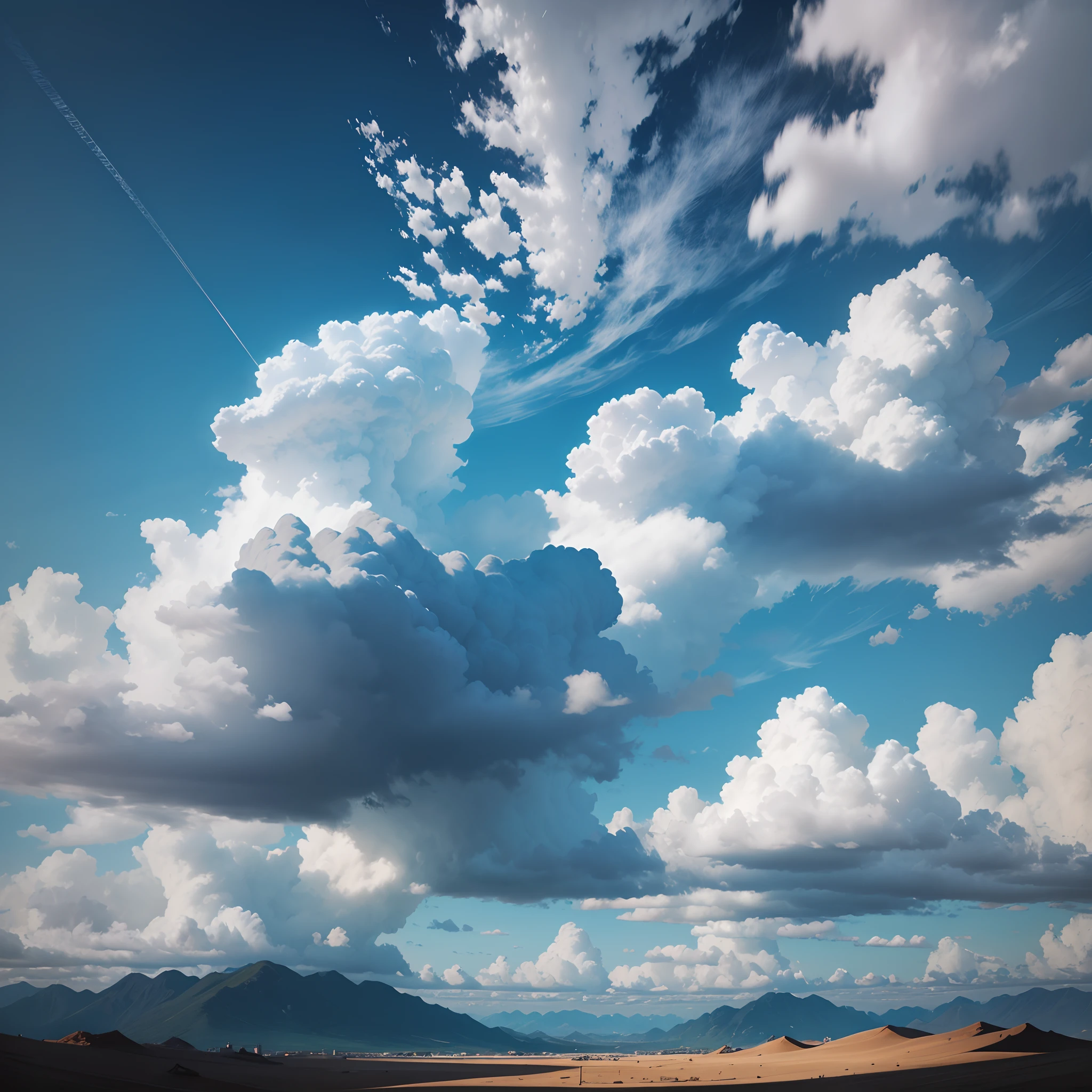 sky with clouds --auto --s2