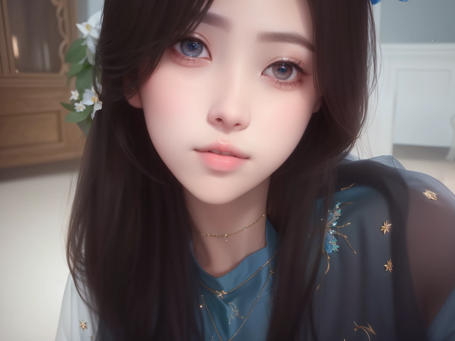 (masterpiece, sidelighting, finely detailed beautiful eyes: 1.2), realistic, lustrous skin,shiny skin,facial light,shiny face, (1 teens girl),
facial light,shiny face,lustrous skin,shiny skin, (cowboy shot),