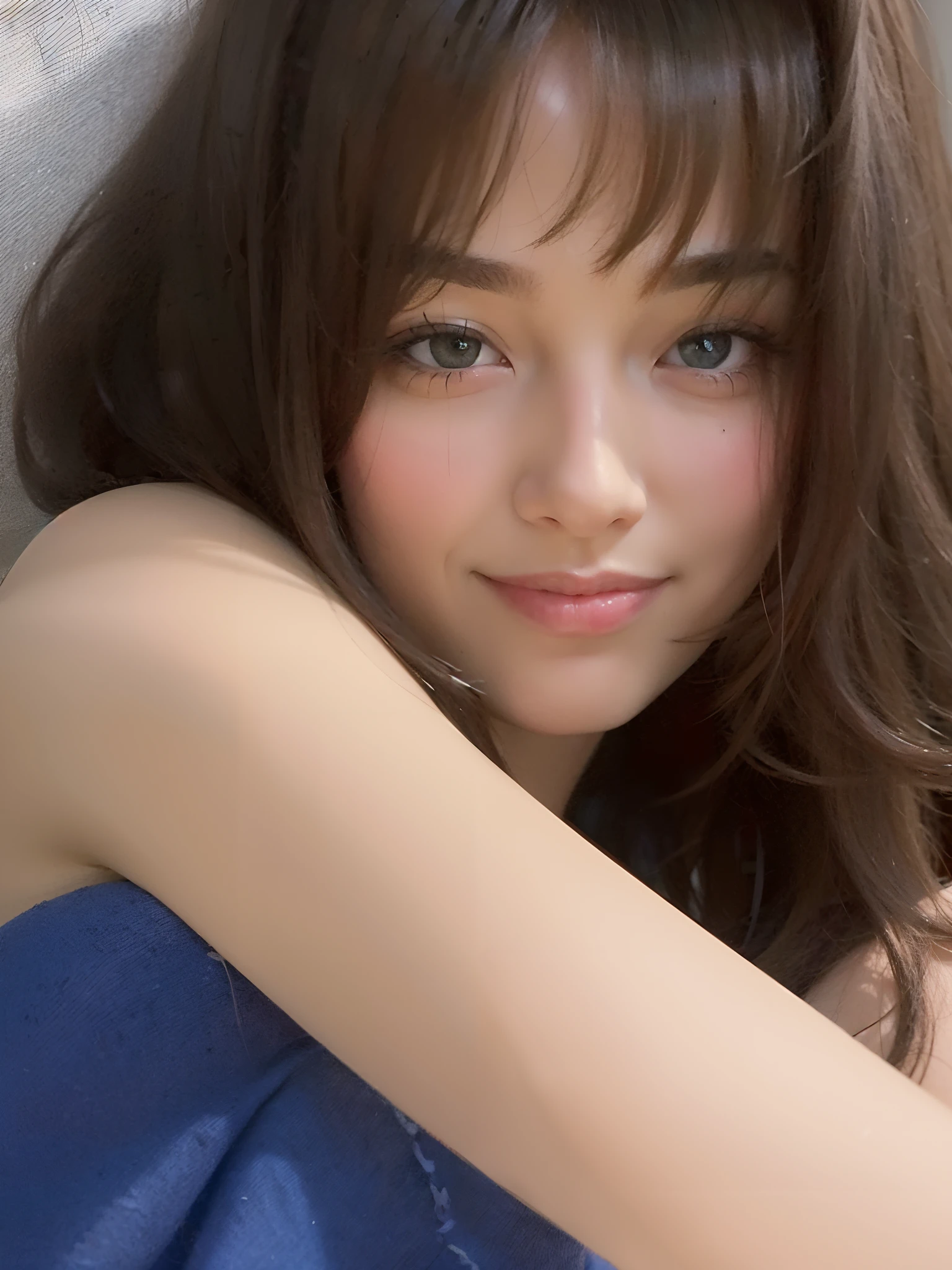 ((Night Scene, Realistic Light, Best Quality, 8k, Masterpiece: 1.3)), 1girl, Pretty woman with a slim figure: 1.4, (brown hair, medium breasts: 1.3), off-the-shoulder cut top: 1.3, super detailed face, detailed eyes, double eyelids