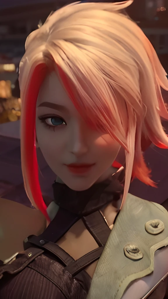 ((Midnight, Best quality, 8k, Masterpiece :1.3)), Whole body, Long legs, Sharp focus :1.2, A pretty woman with perfect figure :1.4, Slender abs :1.1, ((Dark brown hair,Gigantic breasts :1.2)), (White tight tshirt, Jean bib, Standing:1.2), ((Night city view, Rooftop:1.3)), Highly detailed face and skin texture, Detailed eyes, Double eyelid