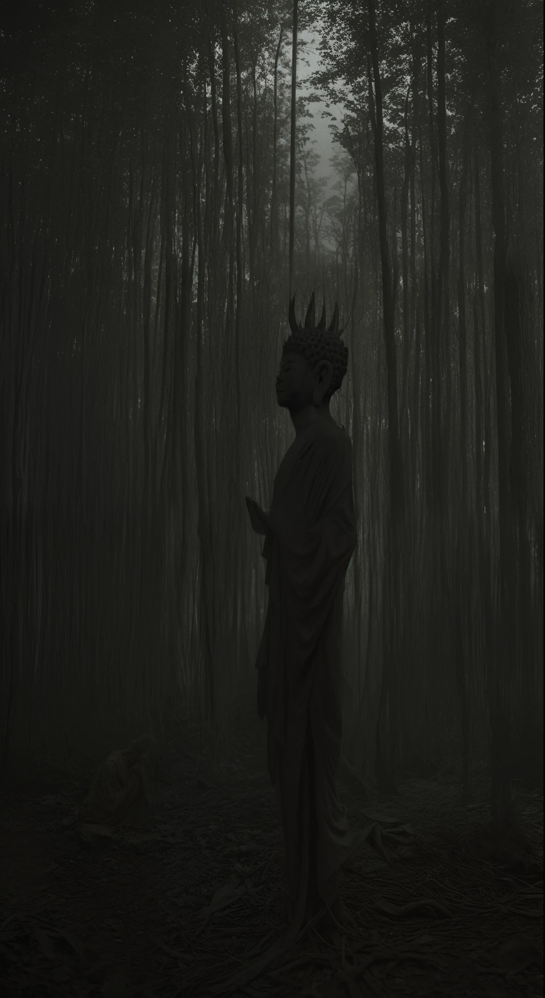 「The countryside that spreads out in the hinterland of Towada City, Aomori Prefecture、It alludes to a custom that hides a strange fear。There is an eerie atmosphere that drifts even in the daytime、Implies that something is hidden in the area。The curse ritual that is said to take place in this place is、Images captured by ultra-high-quality cameras、Captured with fine detail and reality。By cinematic images、The horror behind the custom is emphasized、Makes viewers' hearts tremble。Incorporates elements of horror and psycho、Strange rituals are depicted with an eerie atmosphere。pure、As part of the custom, the Buddha appeared immediately.、The figure enshrined on the altar、It makes that fear even more pronounced.。」