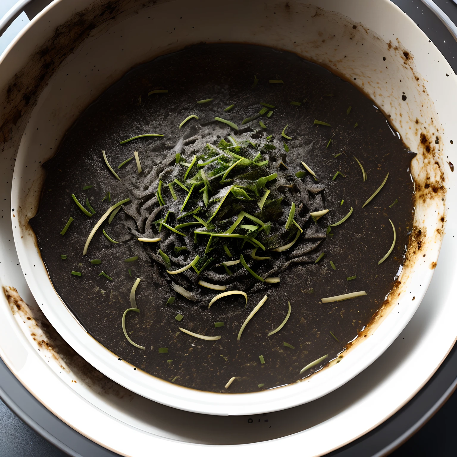 Charcoal-grilled shredded kelp