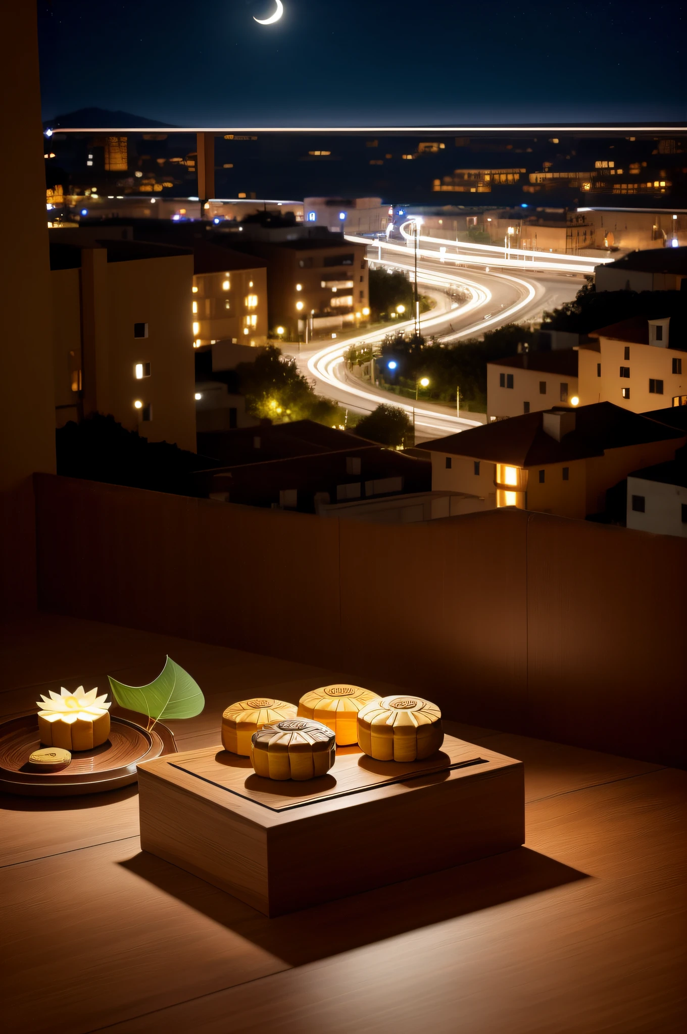 Turn the investigation and punishment part into a night view of the city