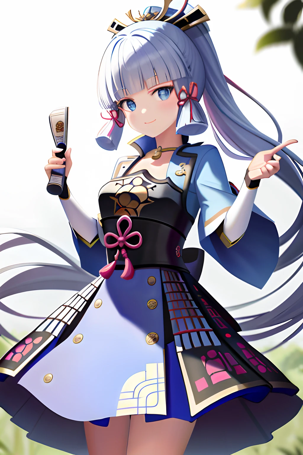 tmasterpiece,A high resolution,best qualtiy,1girl solo,kamisato_ayaka,ssmile,komono,nakeness