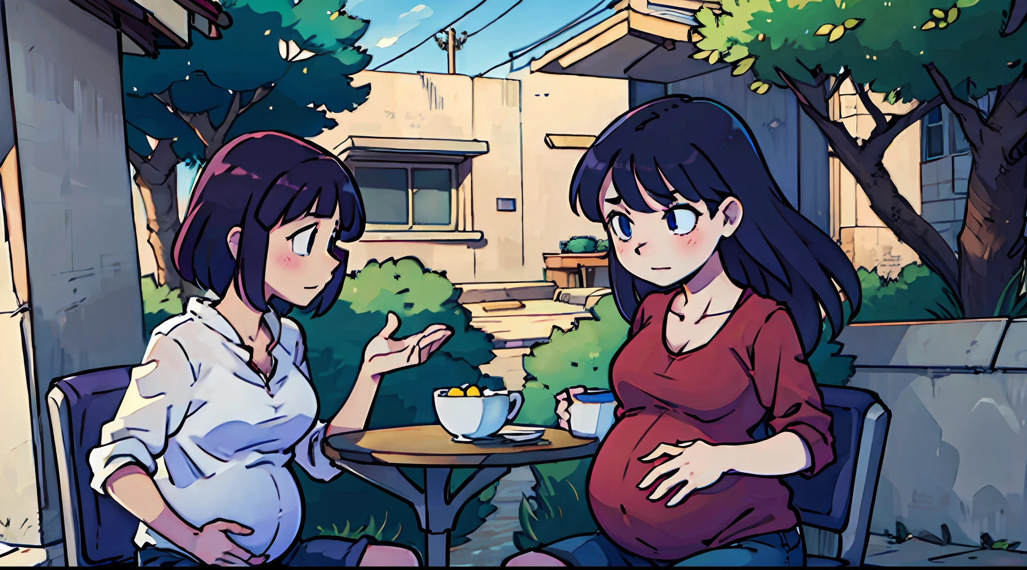 Anime pregnant women