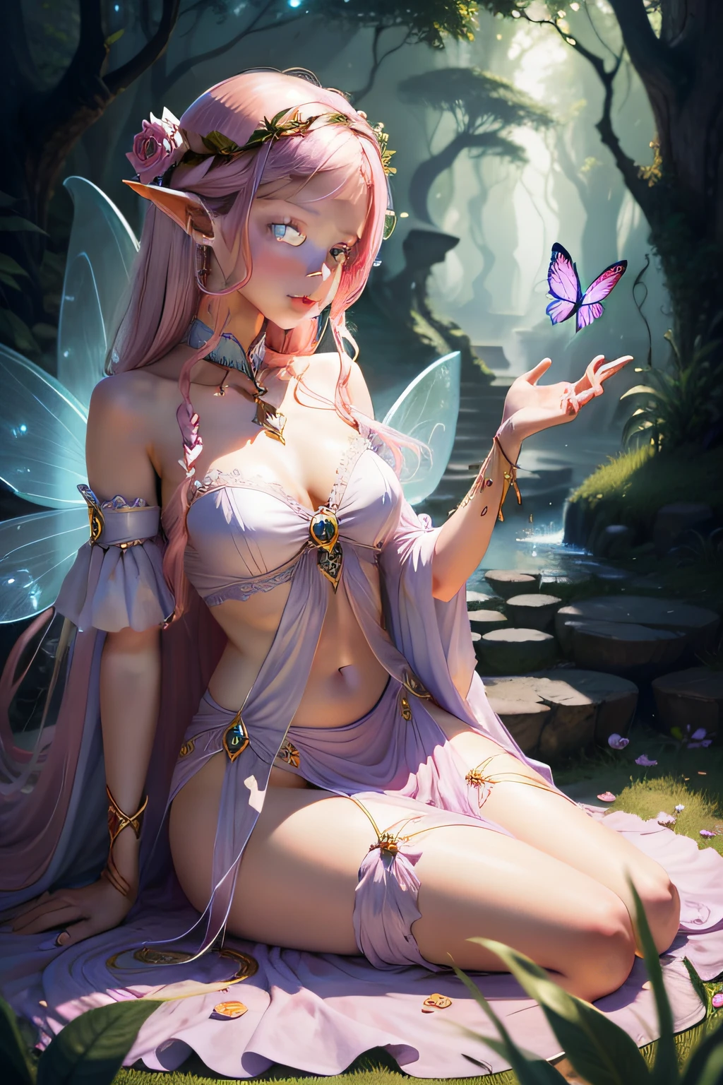 Fairy-like woman