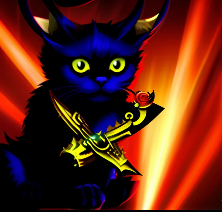 The demon cat domineering double sword oppression