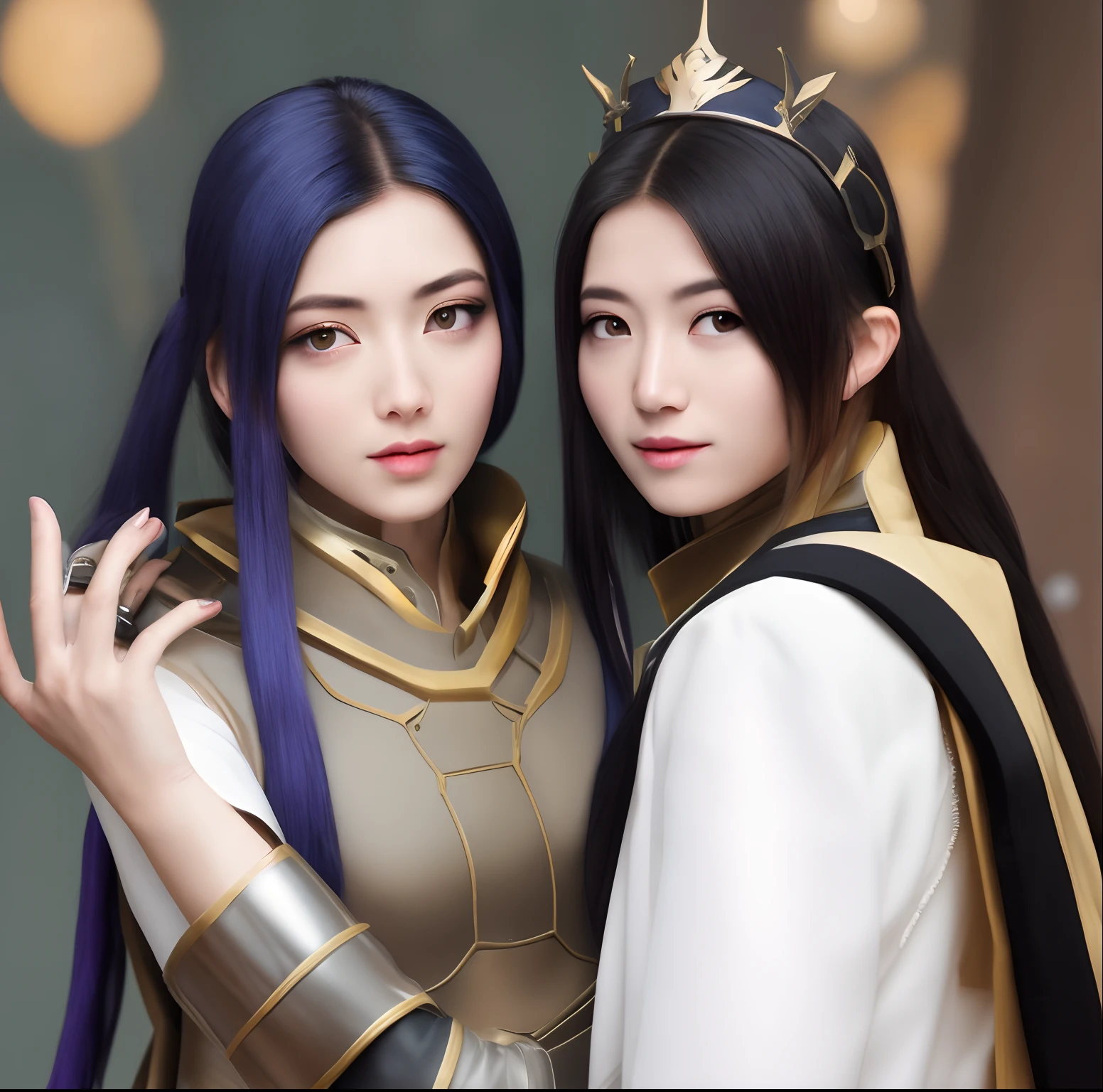 Domineering beauty master and cute female disciple