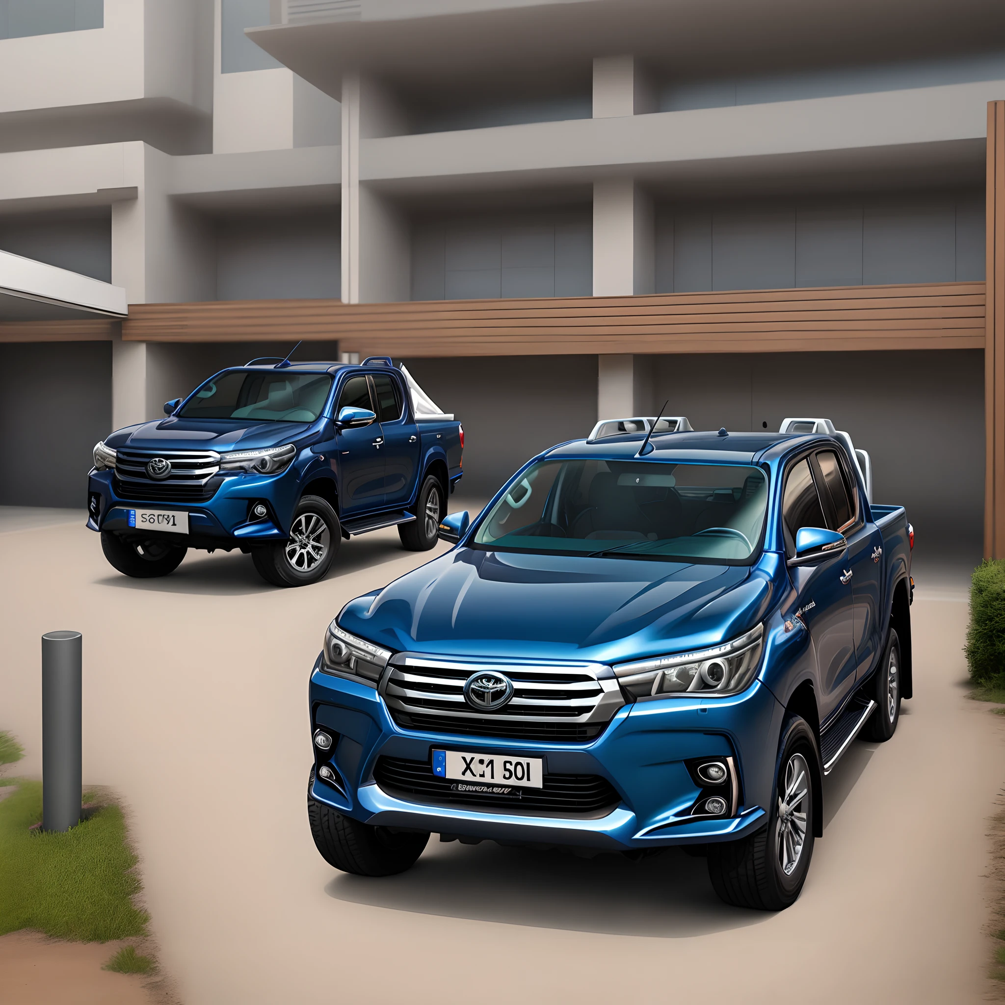 Toyota Hilux And Toyota Mark X