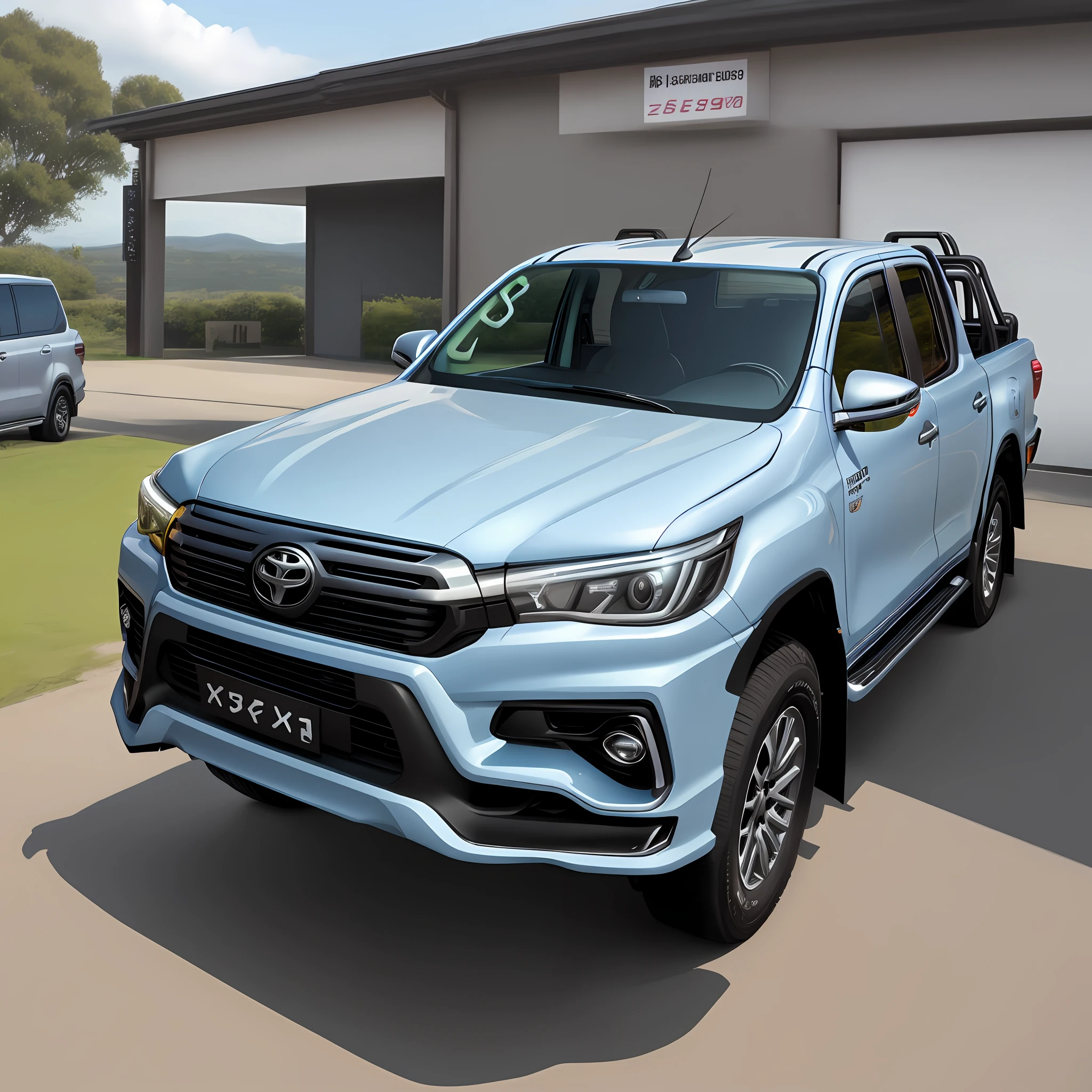 Toyota Hilux And Toyota Mark X