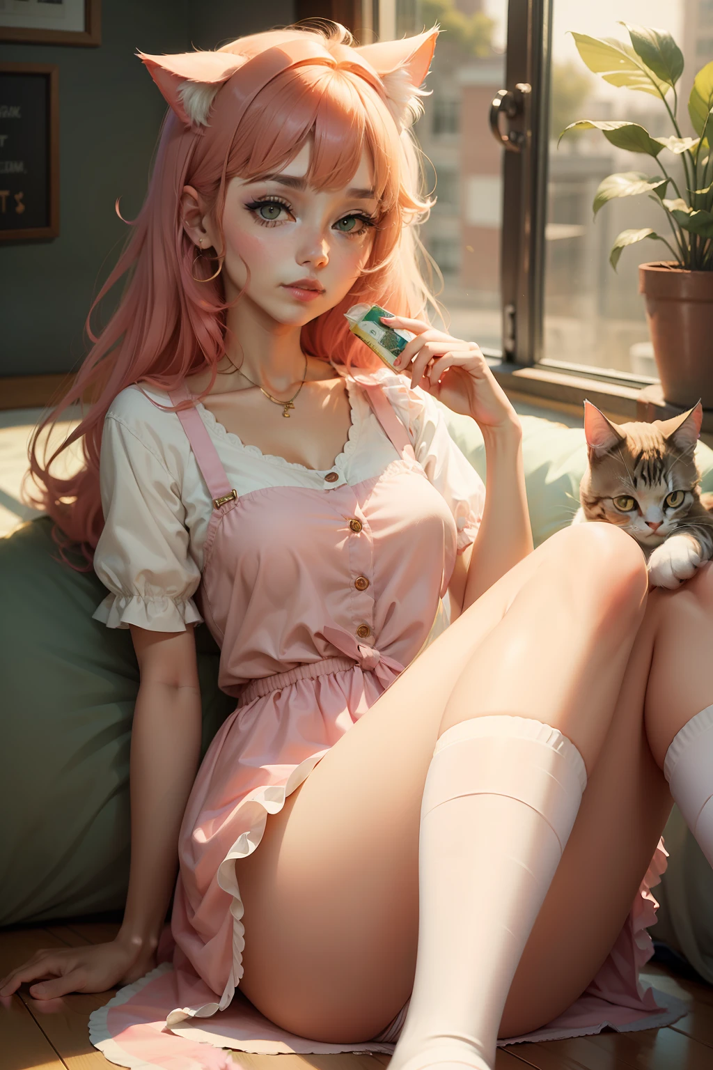Cat lady,tinas,Hazy