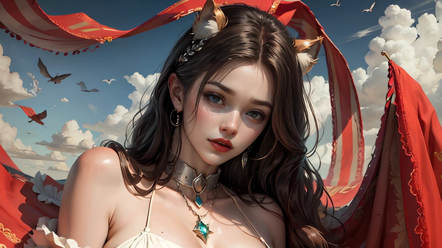 Beautuful Women,Bigchest,3d