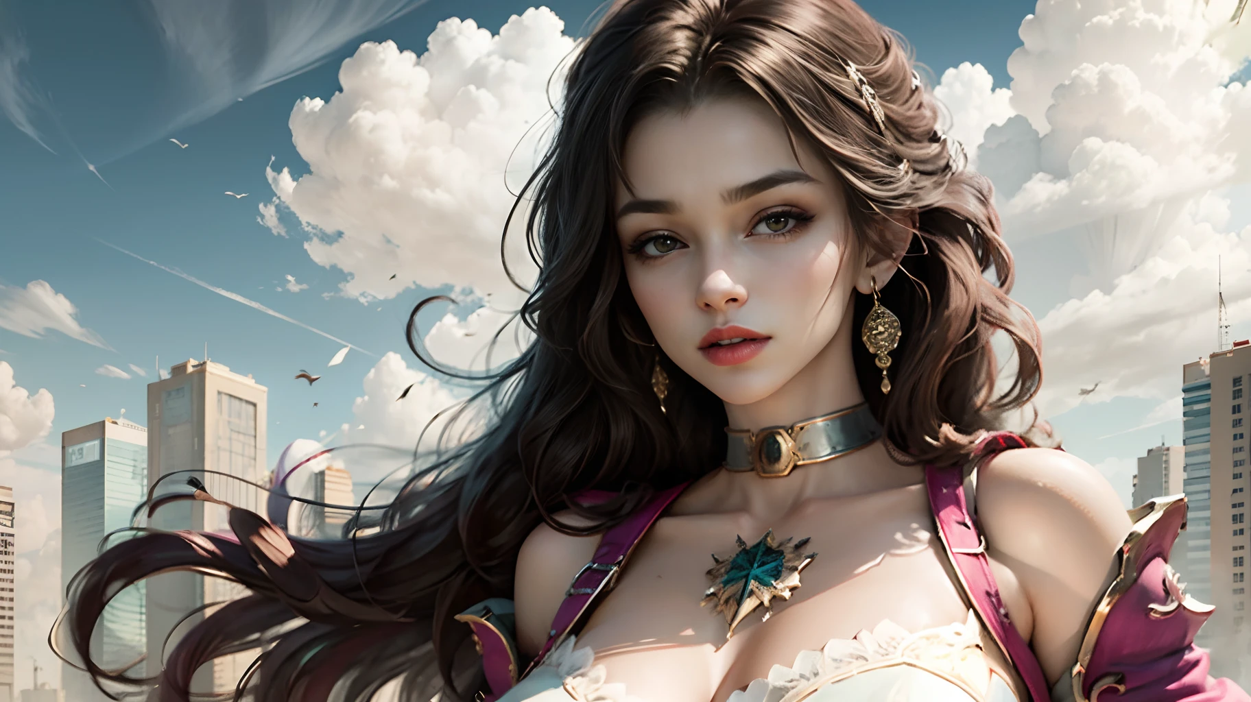Beautuful Women,Bigchest,3d