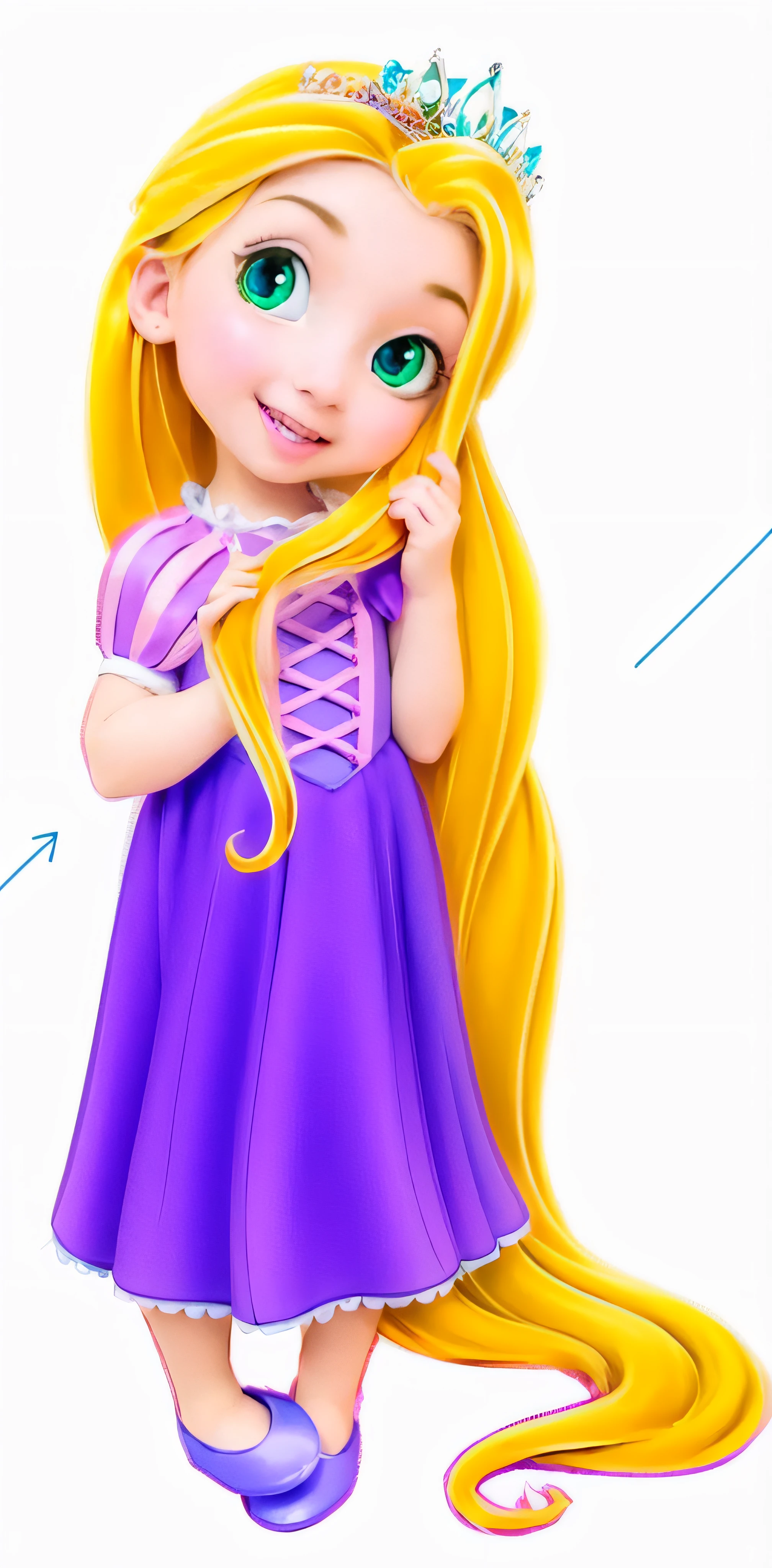 uma menina dos desenhos animados com longos cabelos loiros e uma tiable, Rapunzel, Loira - Princesa Cabelos, personagem disney, imagem vazada, estilo de personagem disney, meia imagem, princesa menina, princesa disney, Tangled, princesa bonita, ela tem cabelos loiros, Princesa da Disney, cabelos coloridos de aurora, retrato da princesa, princesa anime, foto real, estilo de arte disney, princesa feminina bonita