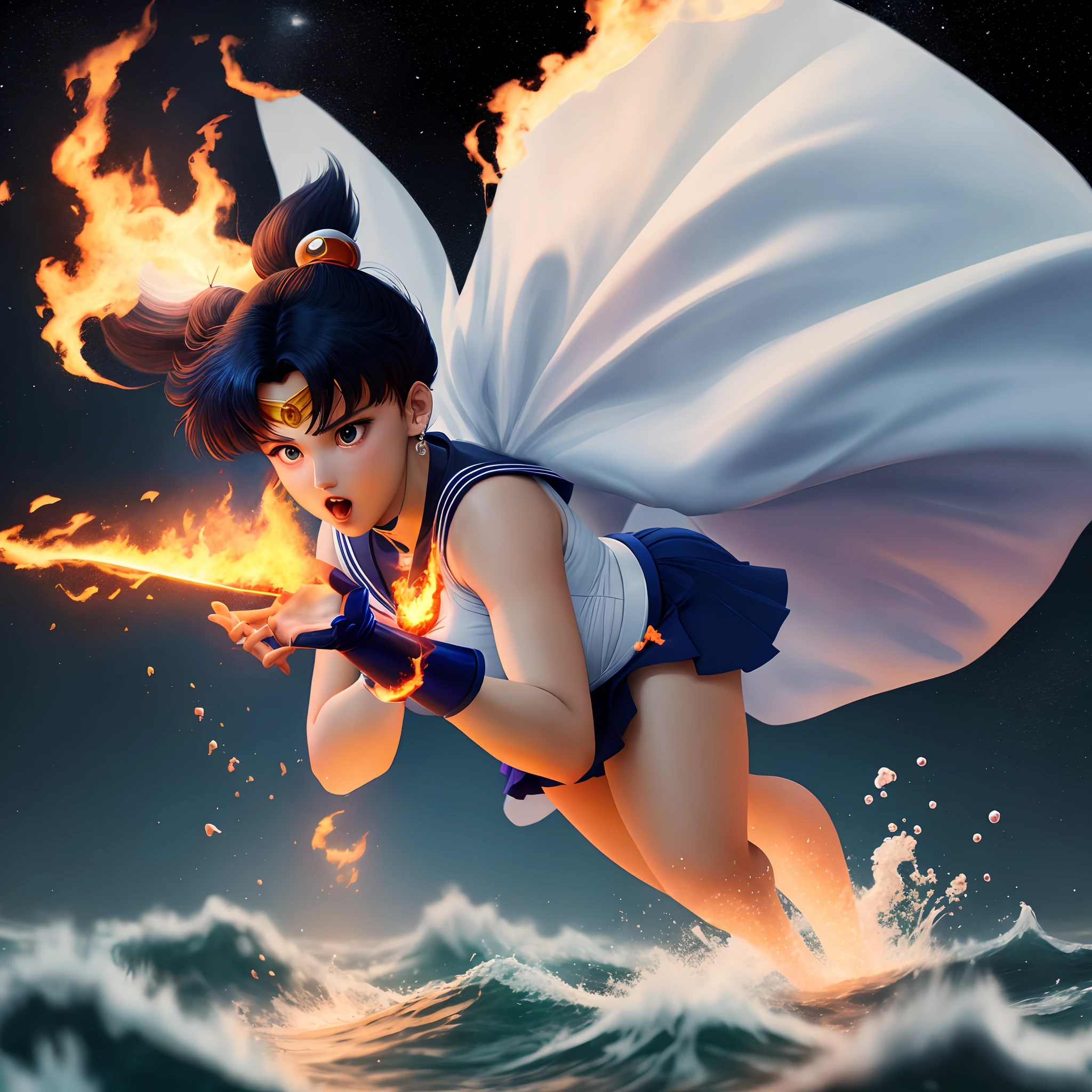 Fire-breathing Sailor Moon