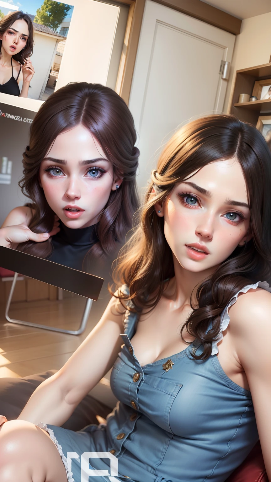 Beautiful,Facial expression feminization,Photorealistic and realistic